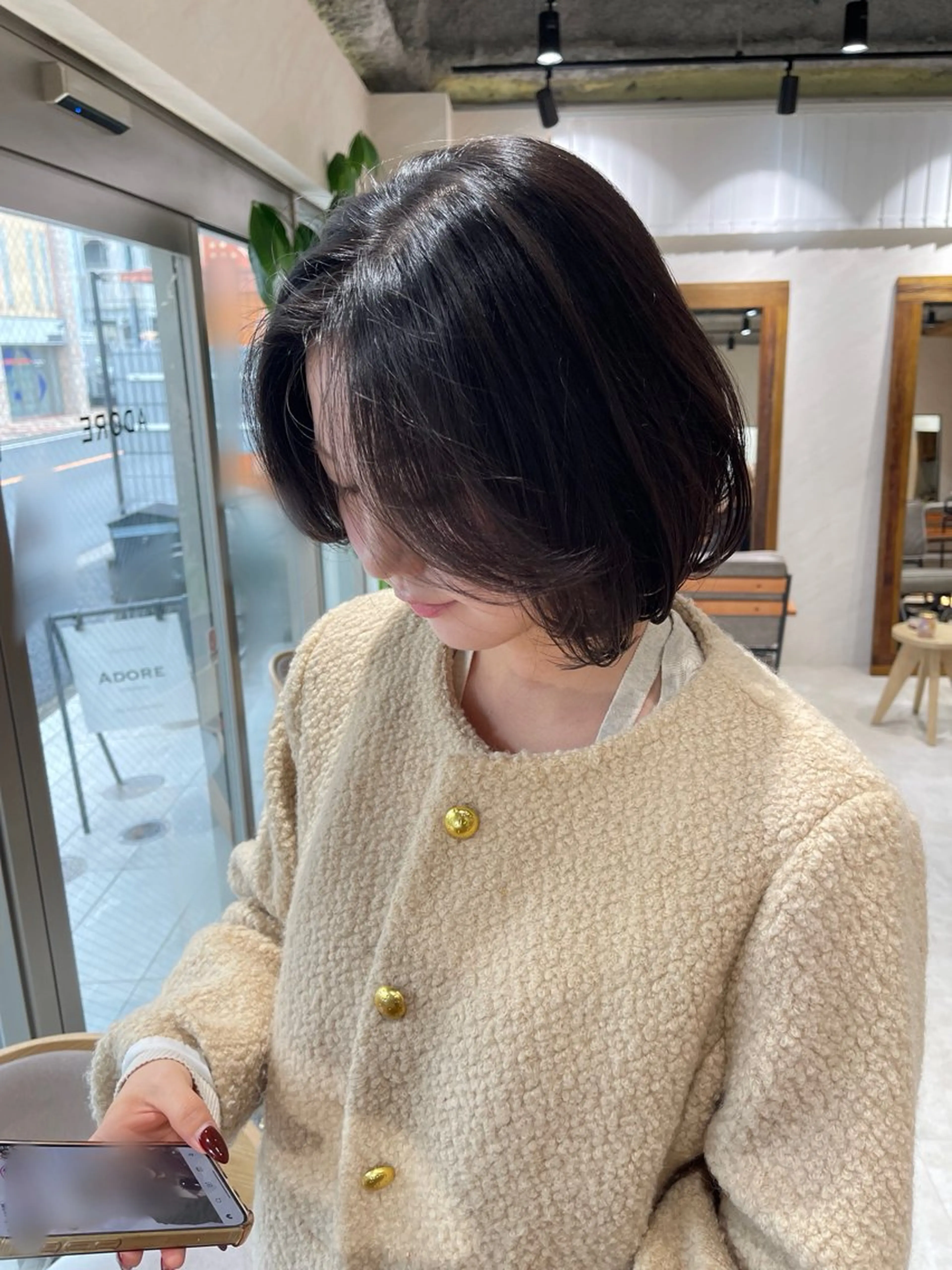 ショート タンバルモリ カット トリートメント 🩵ボブ/レイヤー /髪質改善🩵のヘアスタイル