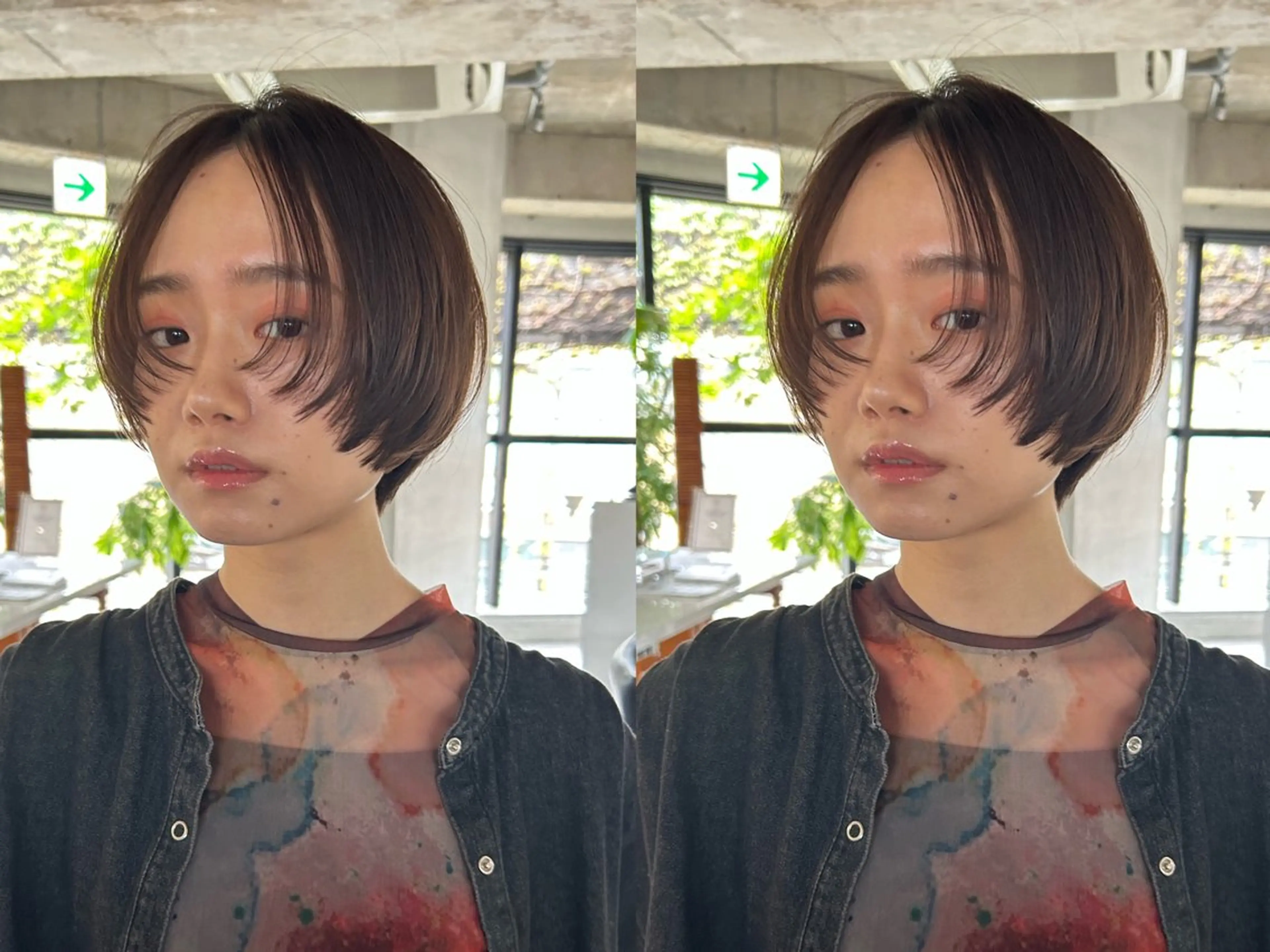 ショート 宮城 星のヘアスタイル