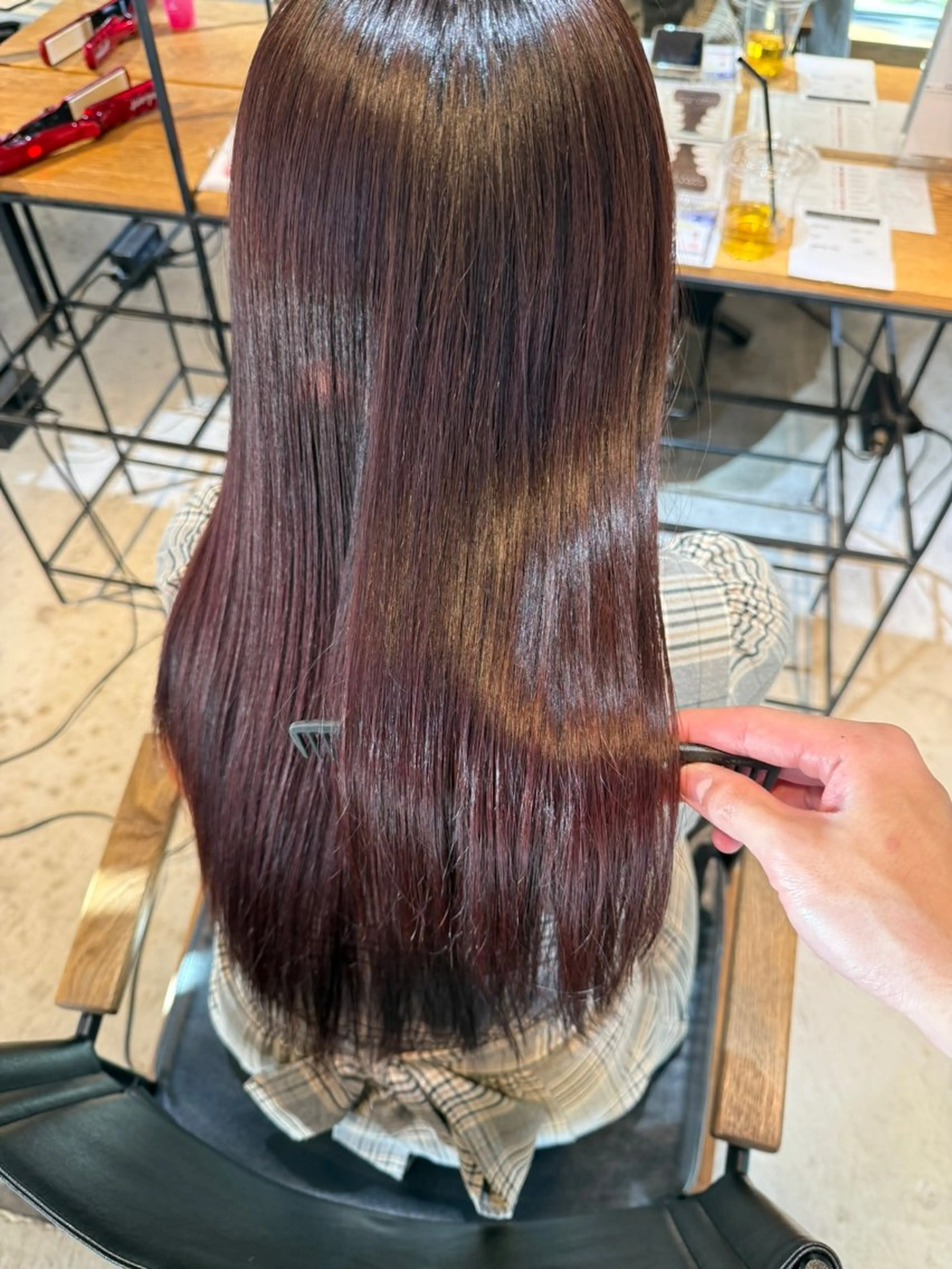ミディアム カット ヘアカラー トリートメント ダブルカラー/レイヤ ー新潟駅/谷口大海のヘアスタイル