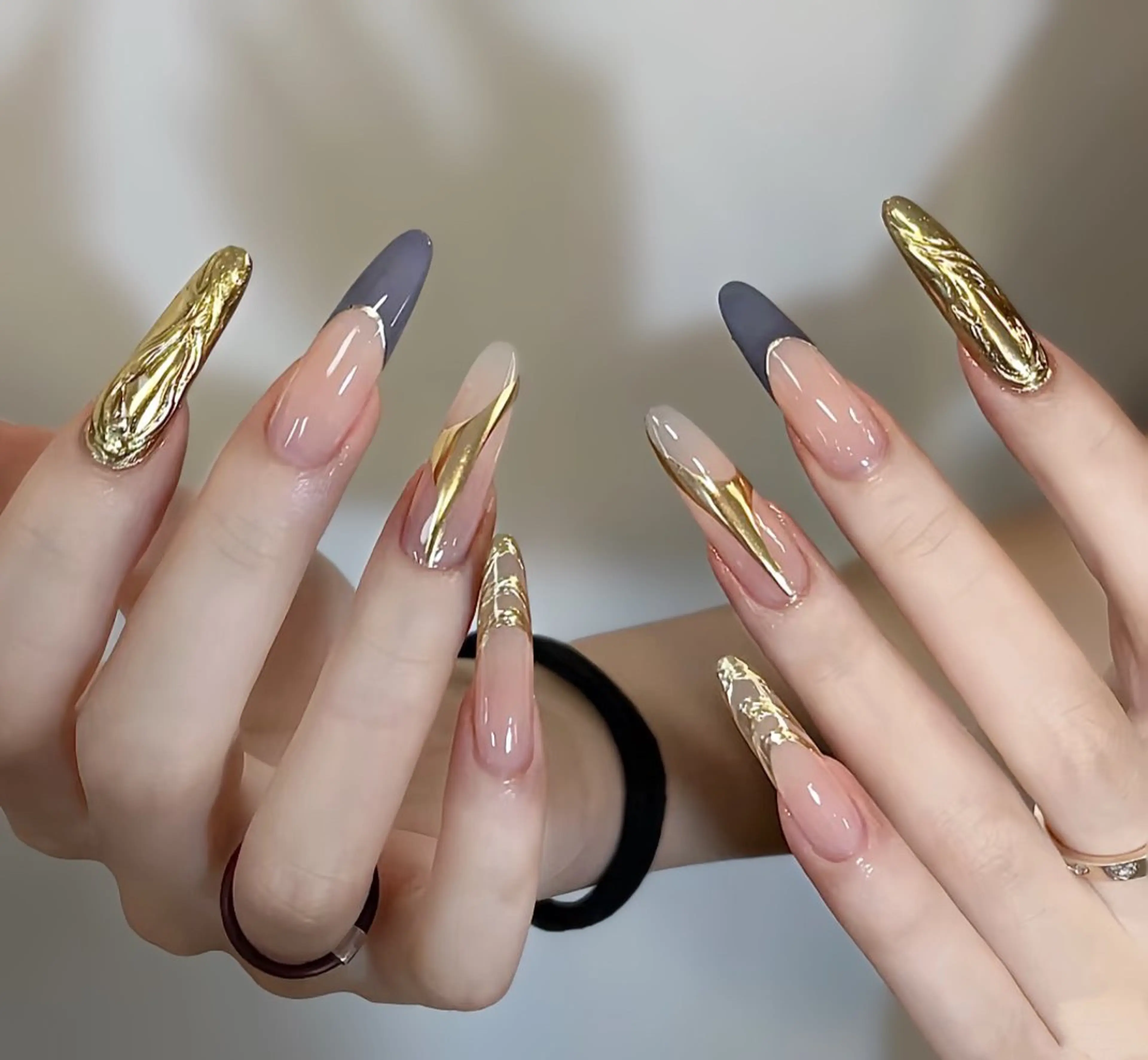 ネイル アートネイル チークネイル 長さ出し フレンチネイル ジェルネイル YK Beauty Salonのマツエク・マツパデザイン