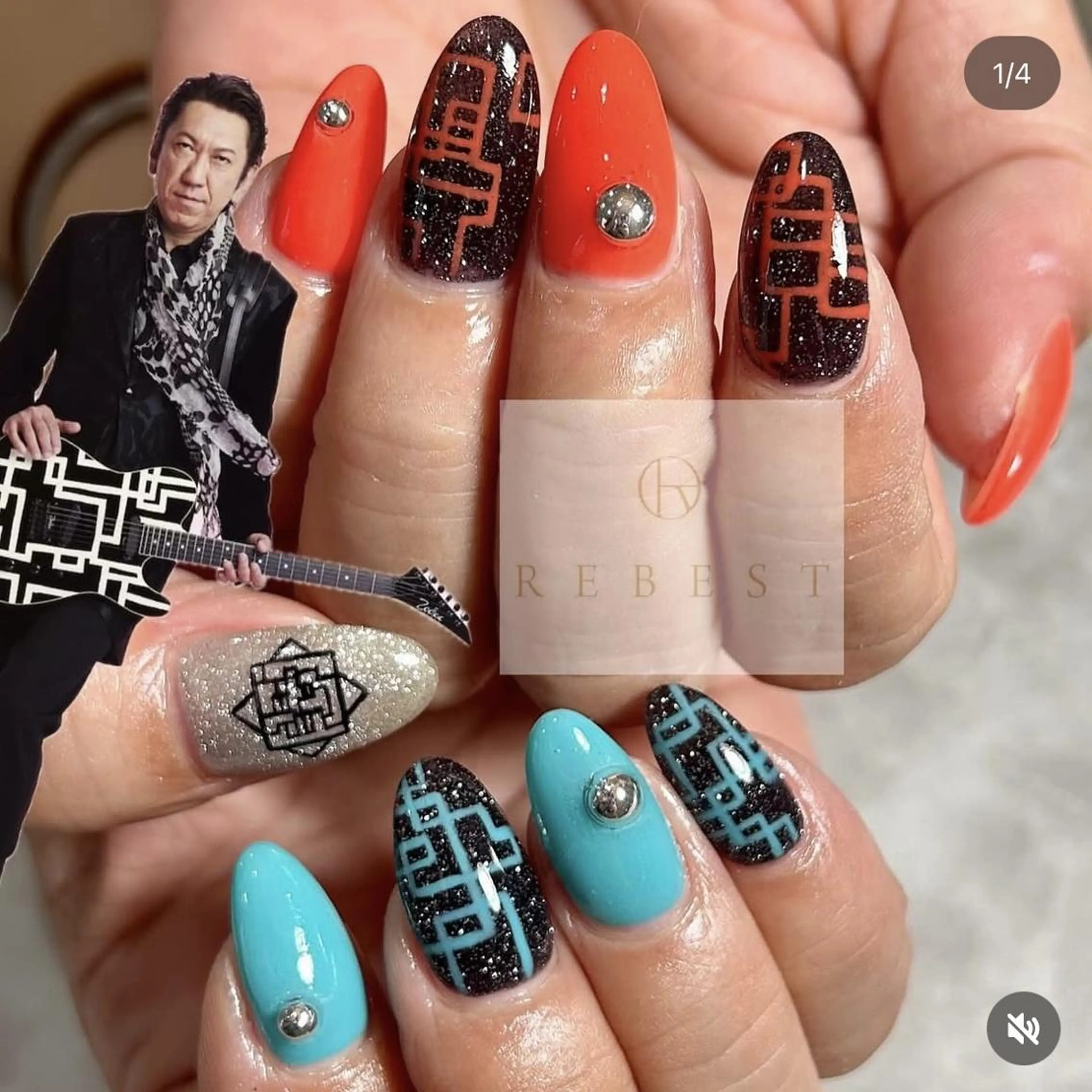 限定 🍐 持ち込み design nailの写真