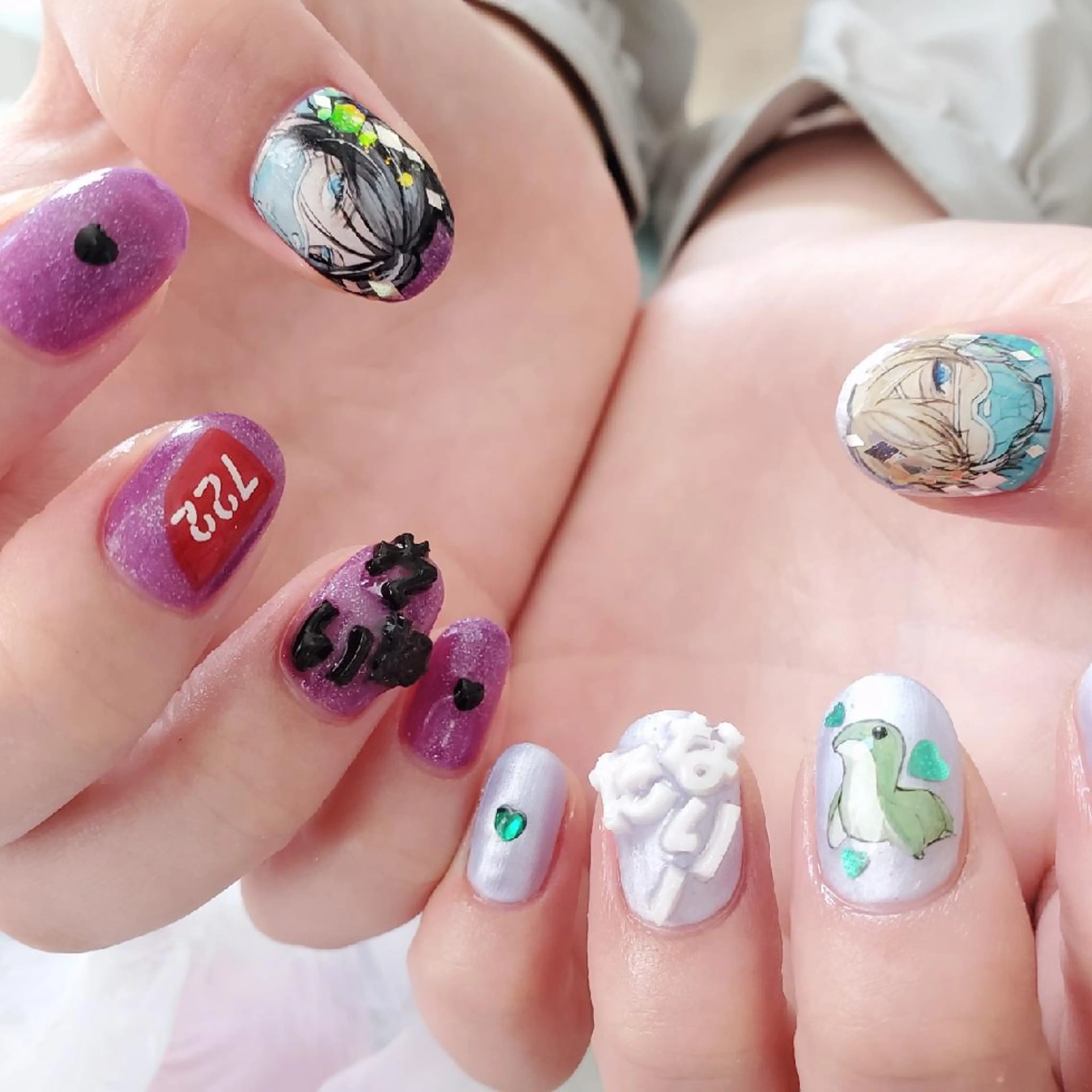 ネイル アートネイル ジェルネイル おで@ oderi_nailのネイルデザイン