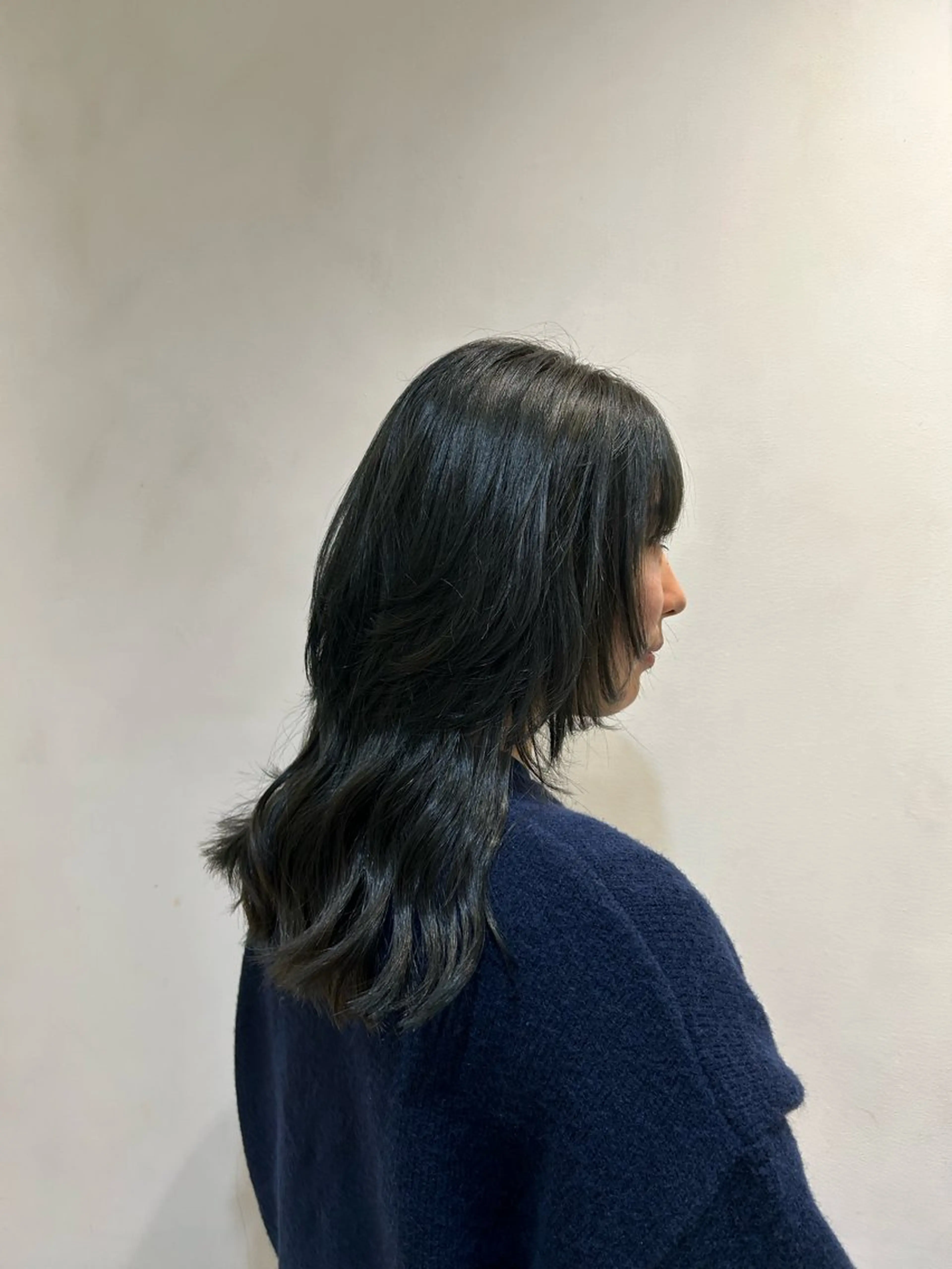 セミロング カラー レイヤーカット/ 透明感カラー/カナのヘアスタイル