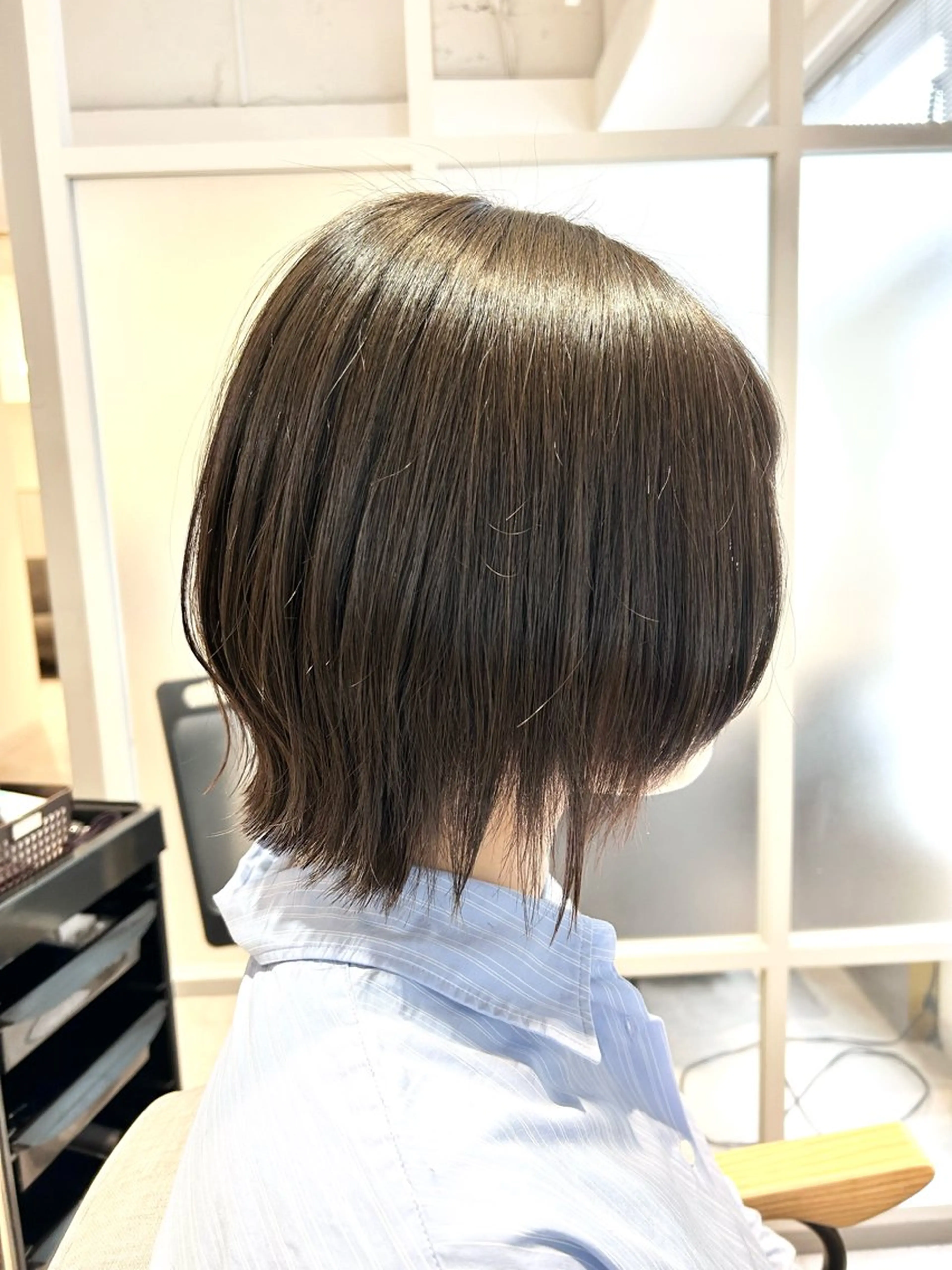 ミディアム カット 似合わせボブ🫧 丸みショート藤本のヘアスタイル