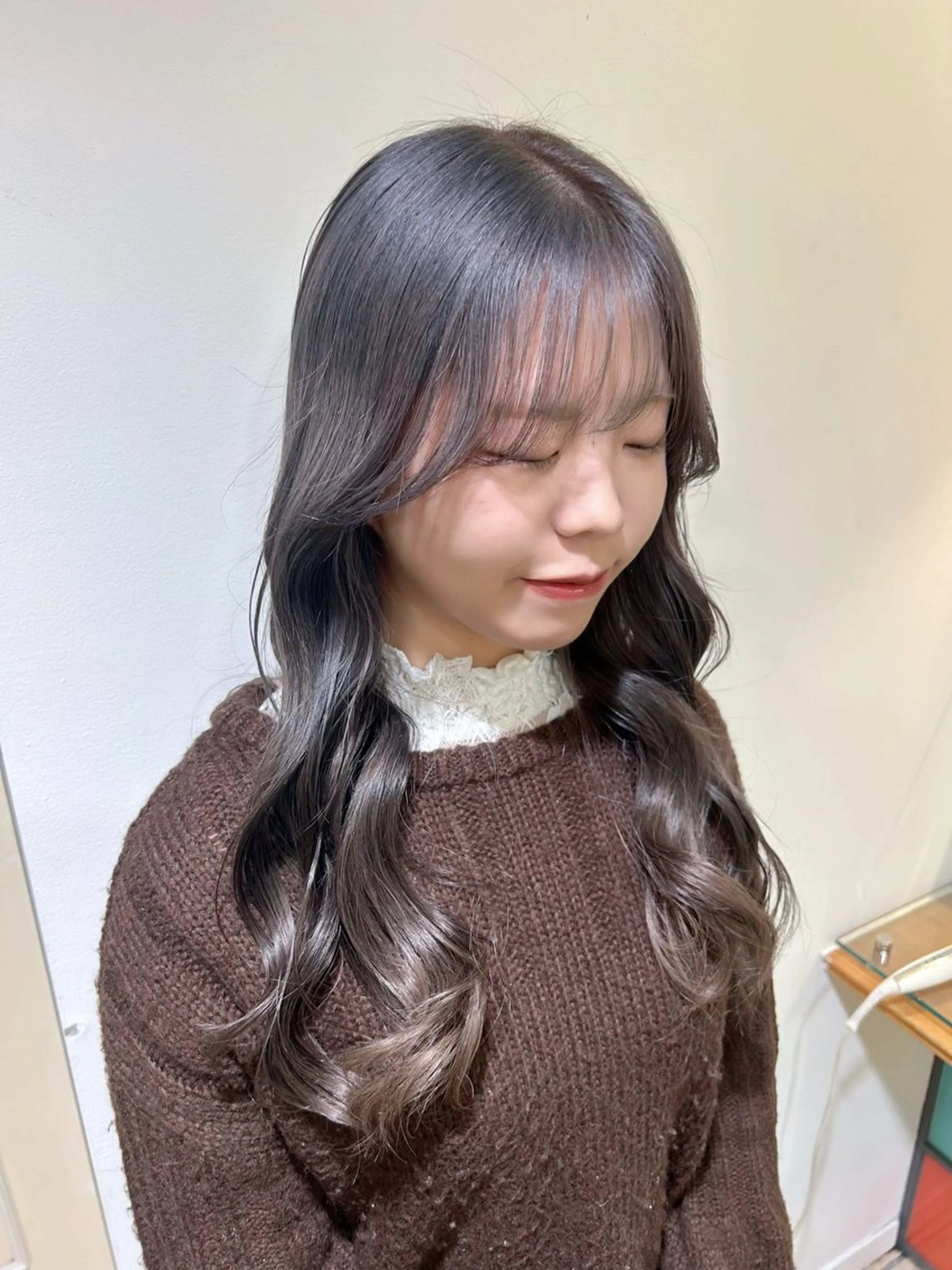 ロング カラー ラベンダーカラー ヘアカラー momoha 『モテヘア🍓』のヘアスタイル