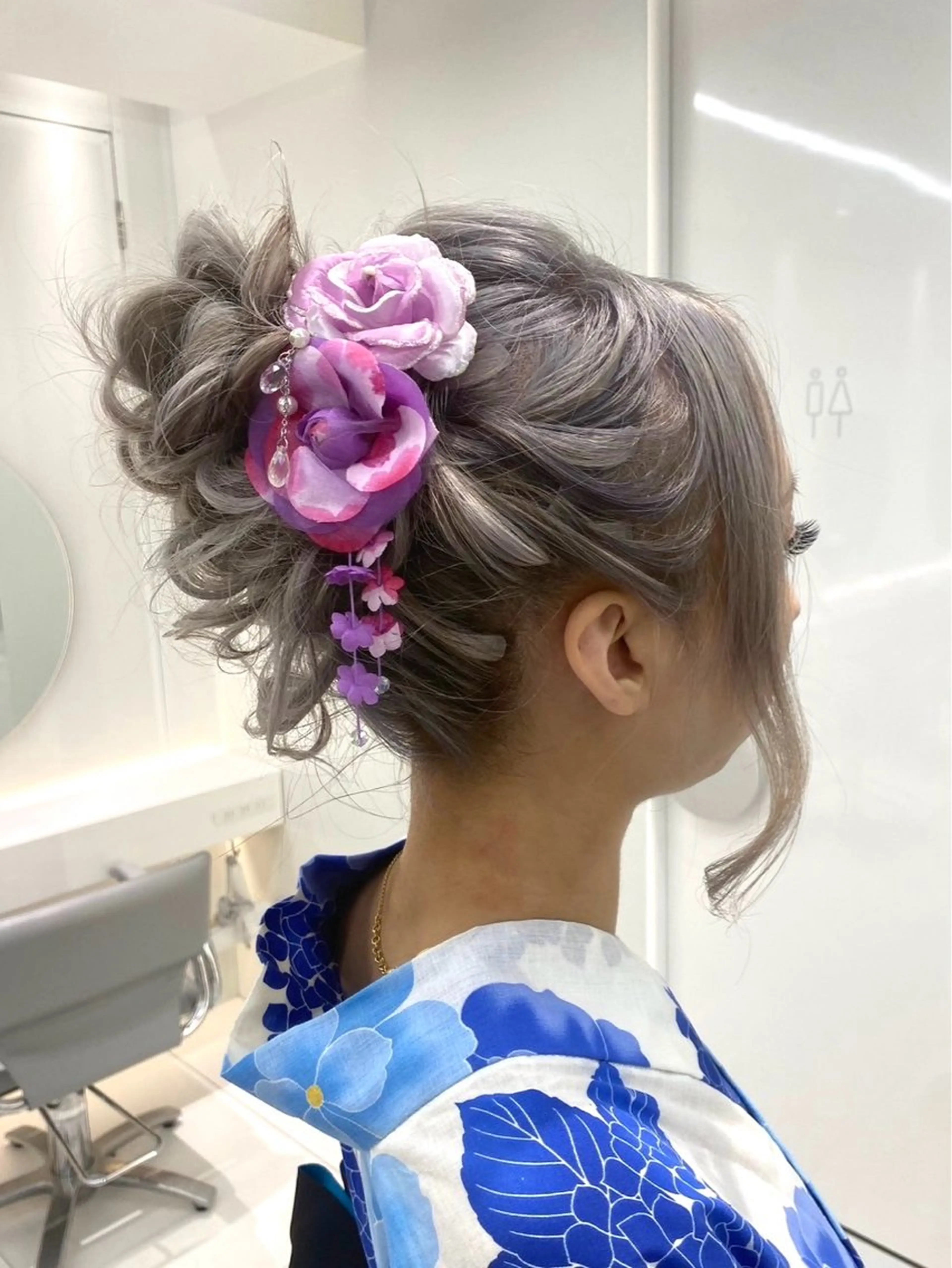 ロング ヘアアレンジ 着付け 🌈 YUUNA🌈のヘアスタイル