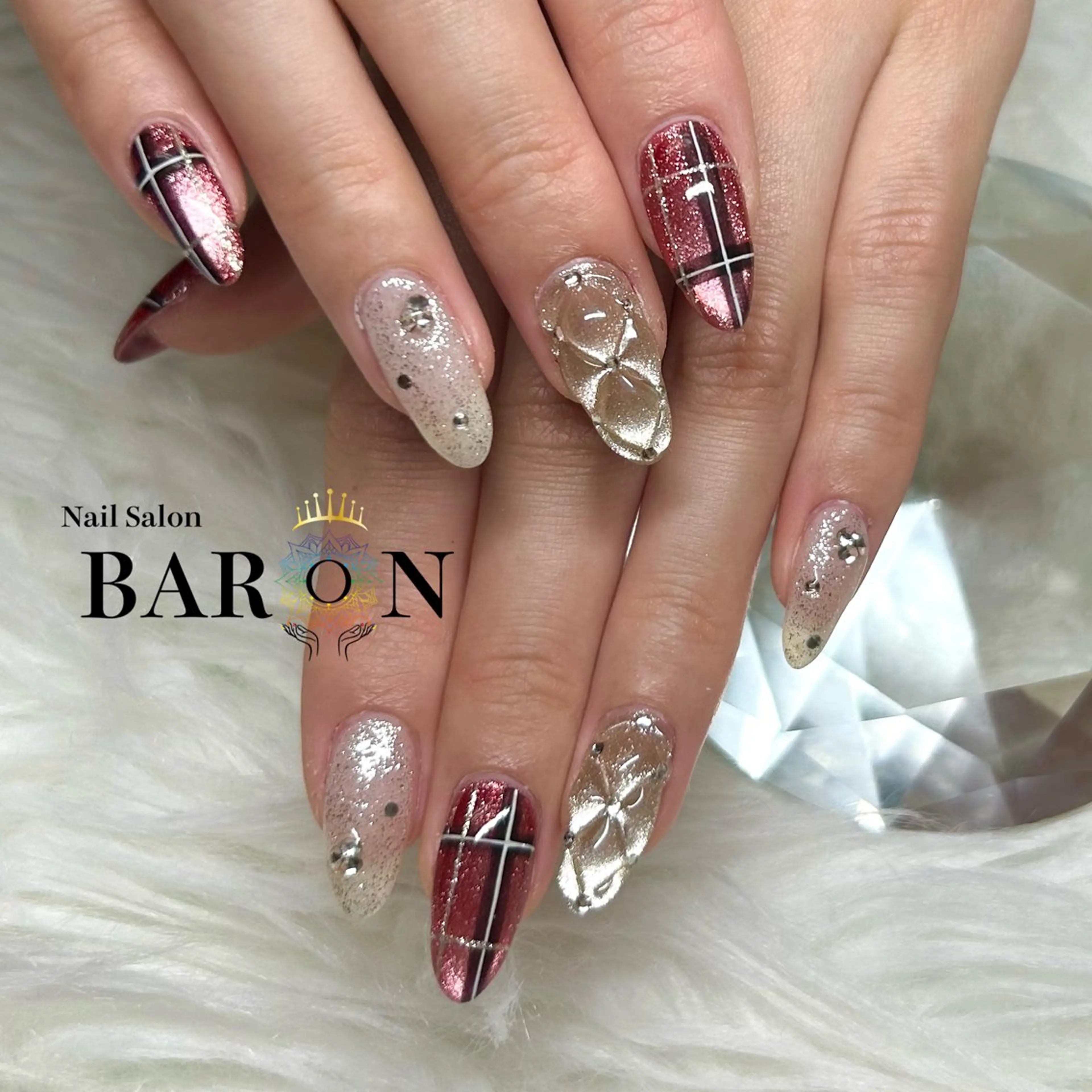 ネイル ハンドネイル ♛︎BARON♛︎ SUMIRE.のネイルデザイン