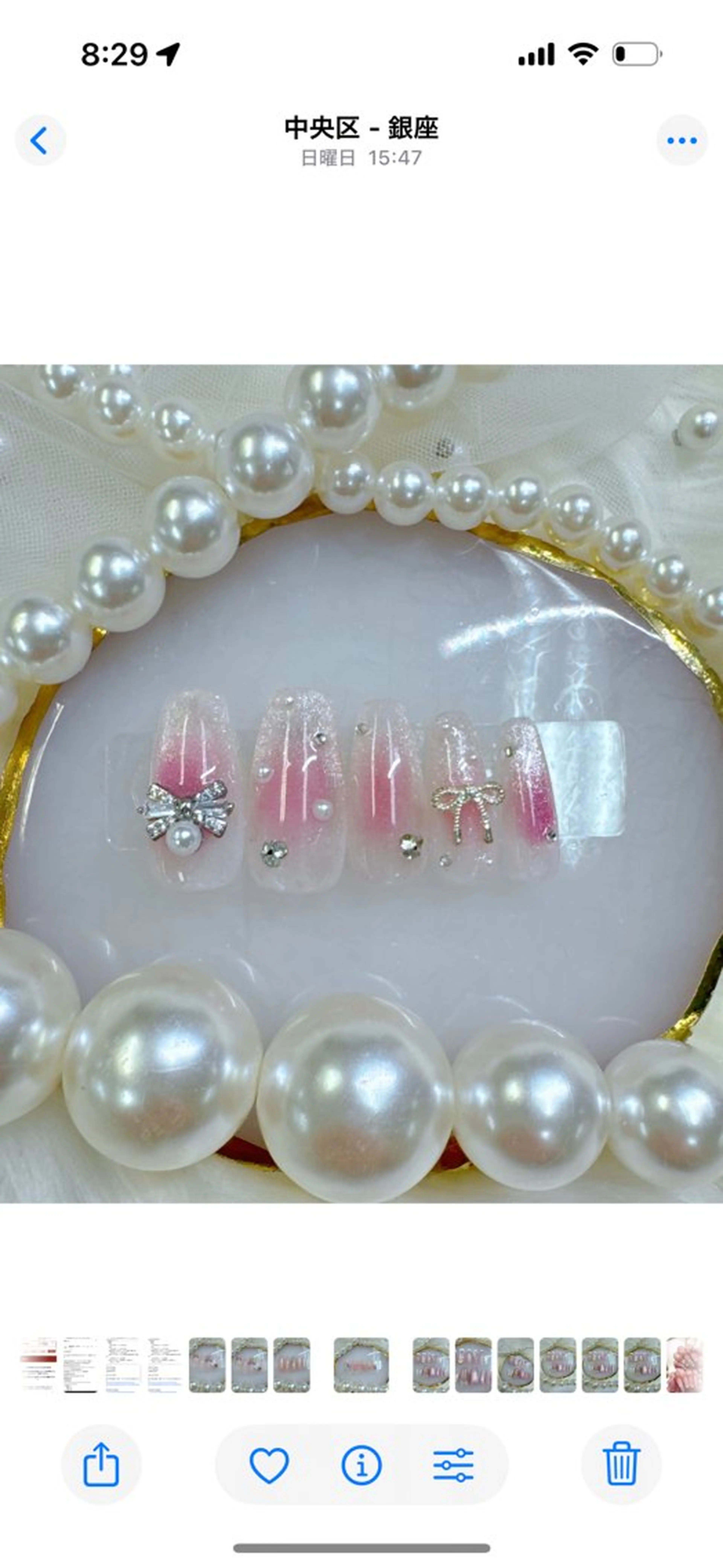 ネイル ボルドー ドット フットネイル フレンチネイル ジェルネイル ハンドネイル Queeens nailのネイルデザイン