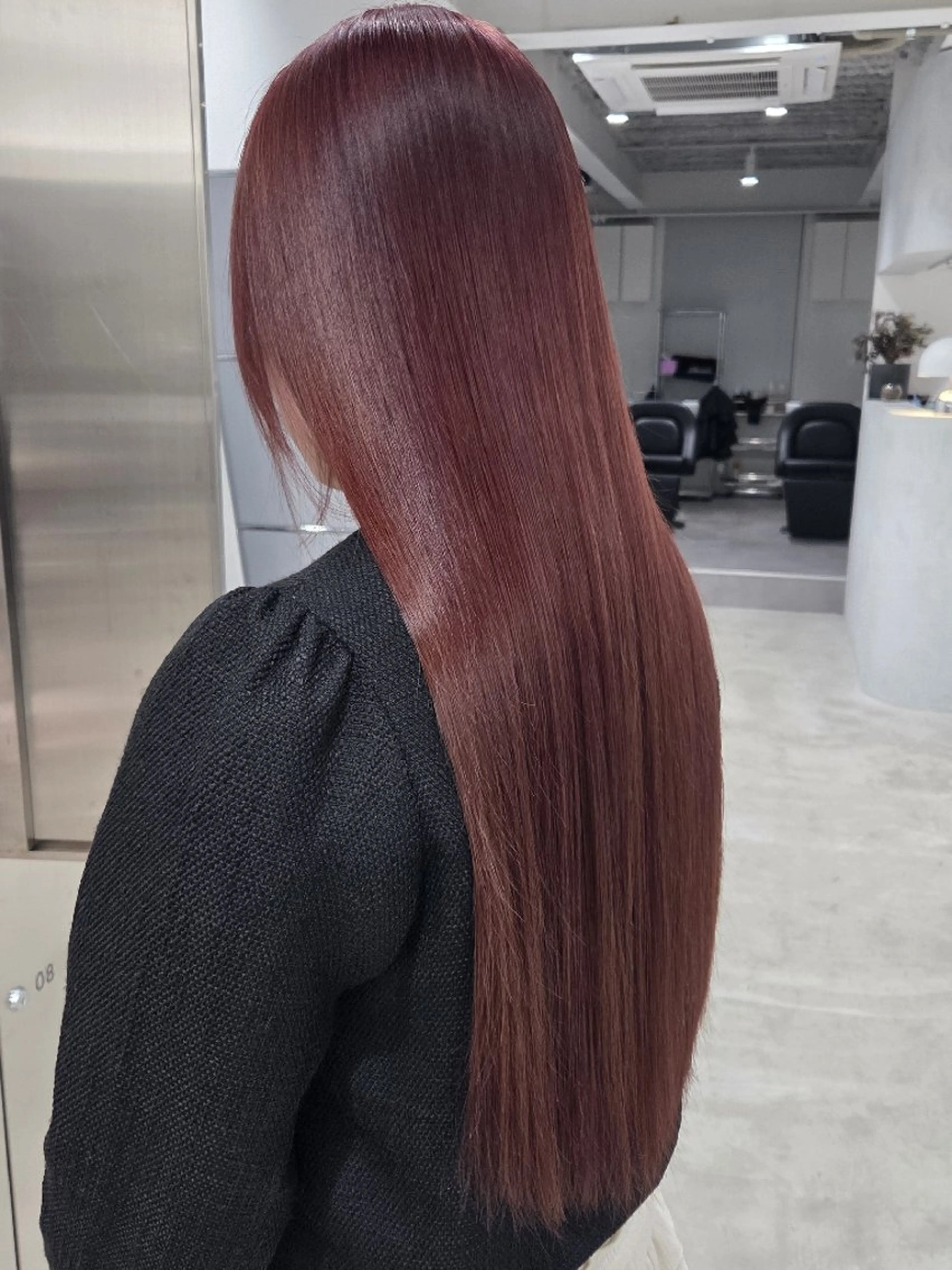 ​【レディース】ブリーチなしダブルカラー+カット+トリートメントの写真