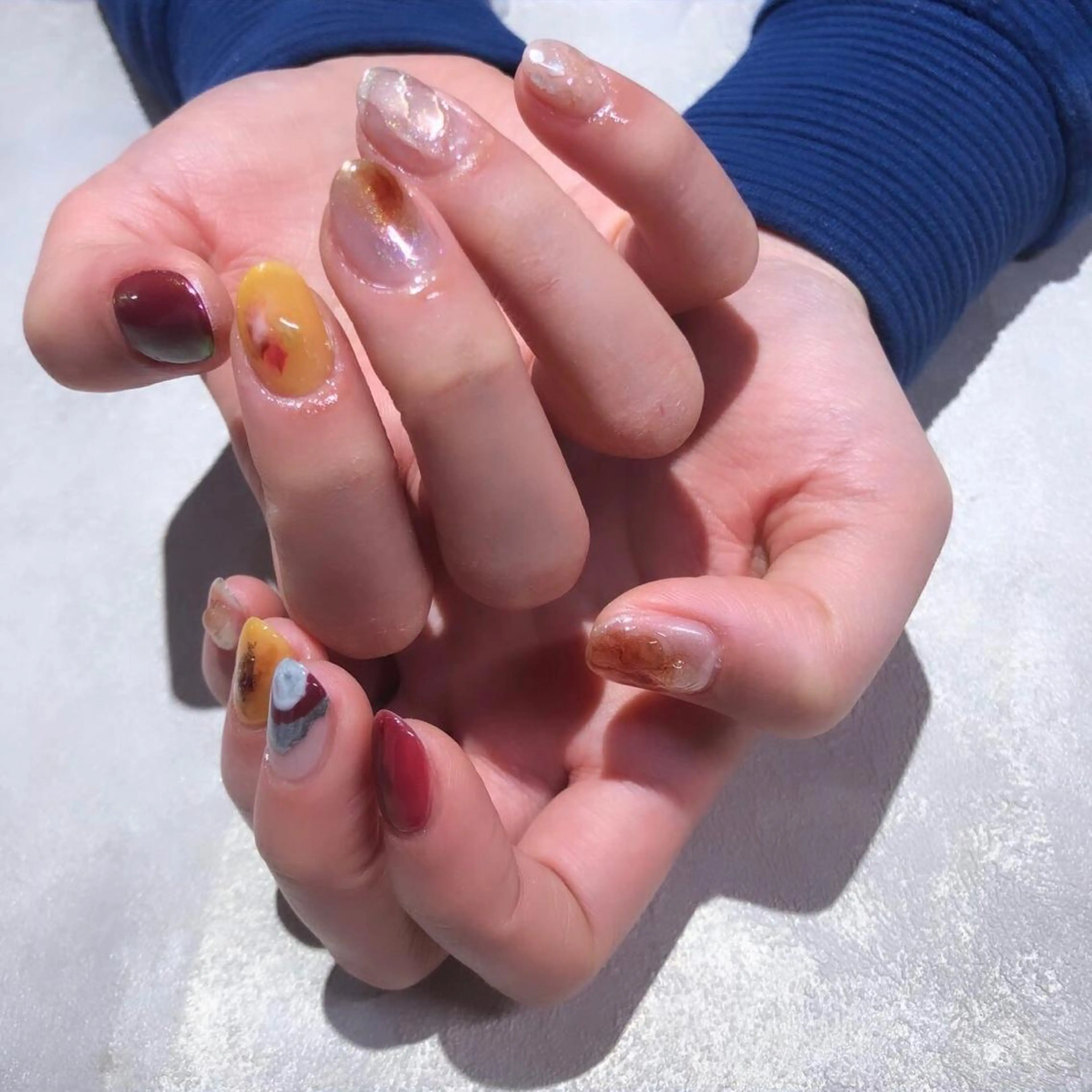 ネイル ハンドネイル フットネイル ハンドケア Miyagi Asamiのネイルデザイン