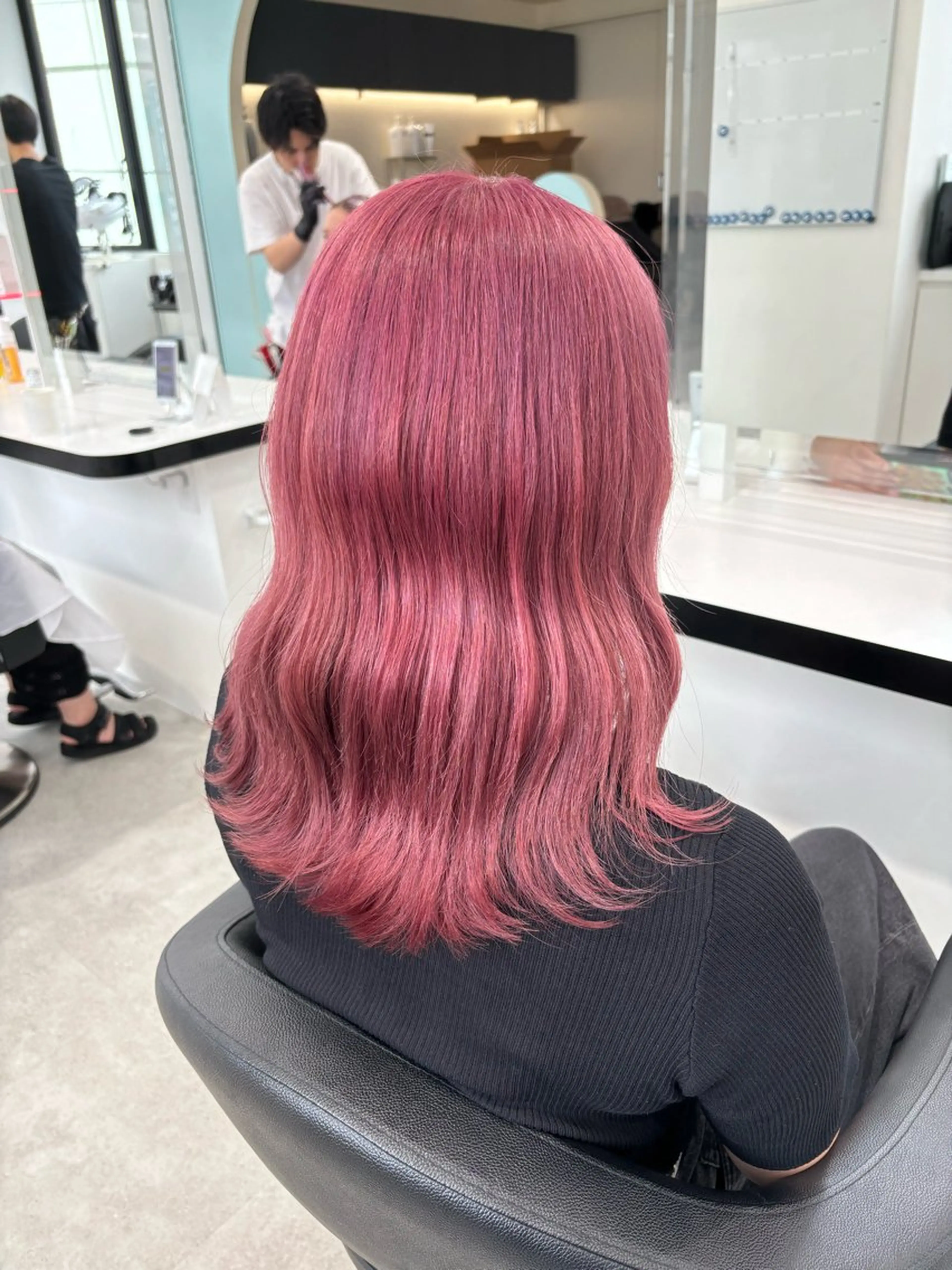 ミディアム Wカラー/暖色/べ ージュりく©︎🐝のヘアスタイル