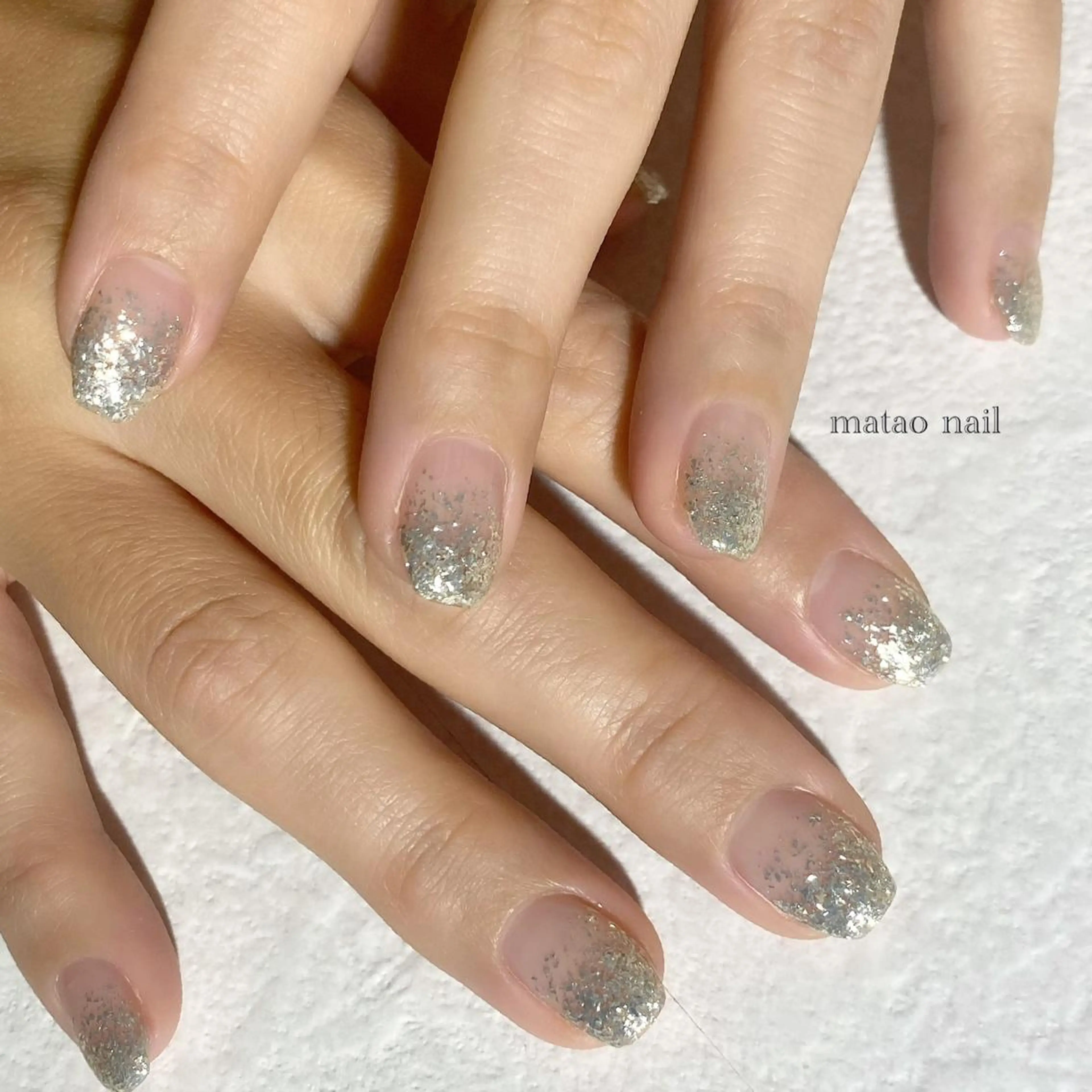 ネイル キラキラネイル シンプルネイル ハンドネイル フットネイル matao nailの眉毛・アイブロウイメージ