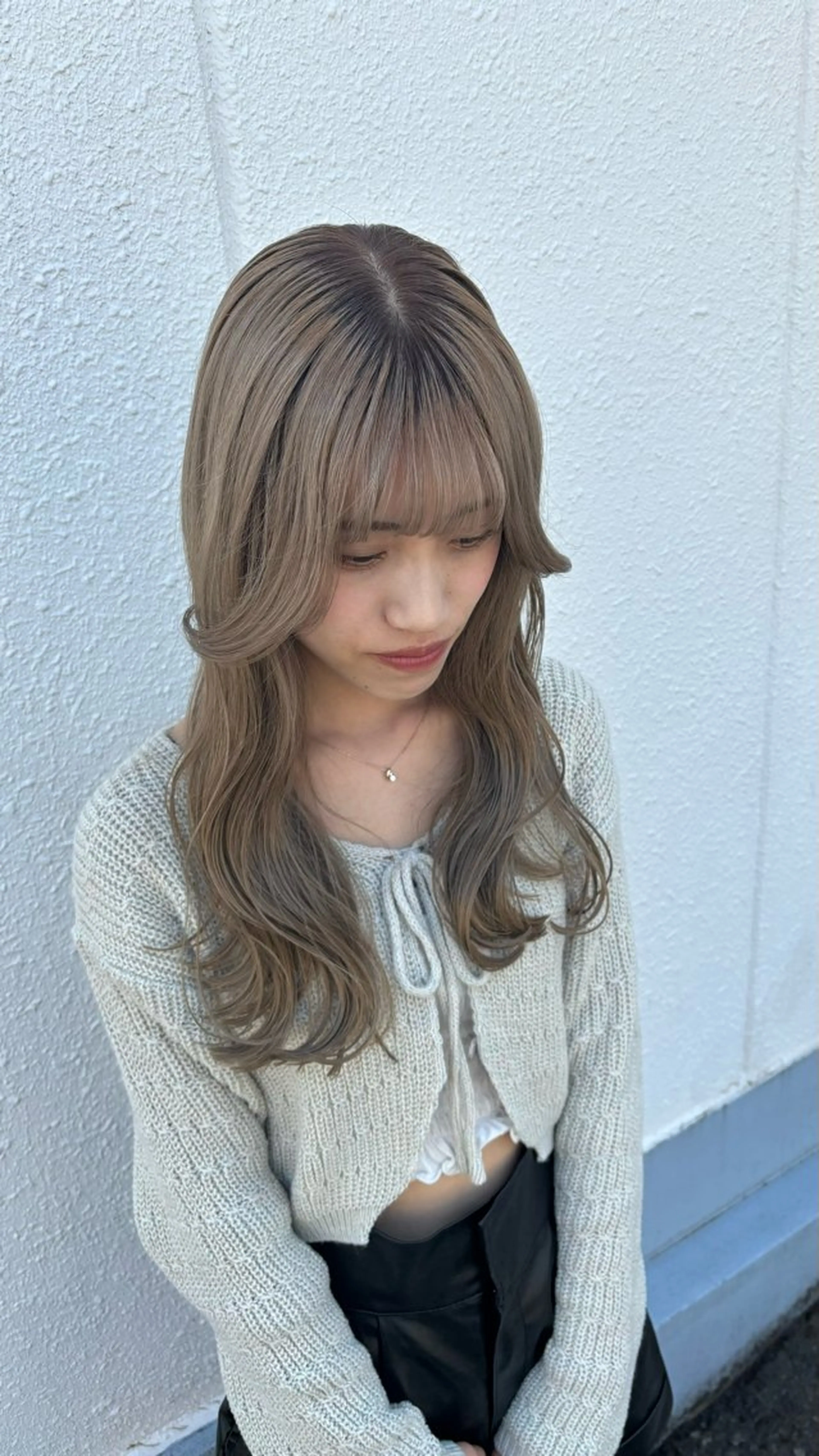 ロング ヘアカラー 🎀ハイトーン/ 艶カラー/夕月🎀のヘアスタイル