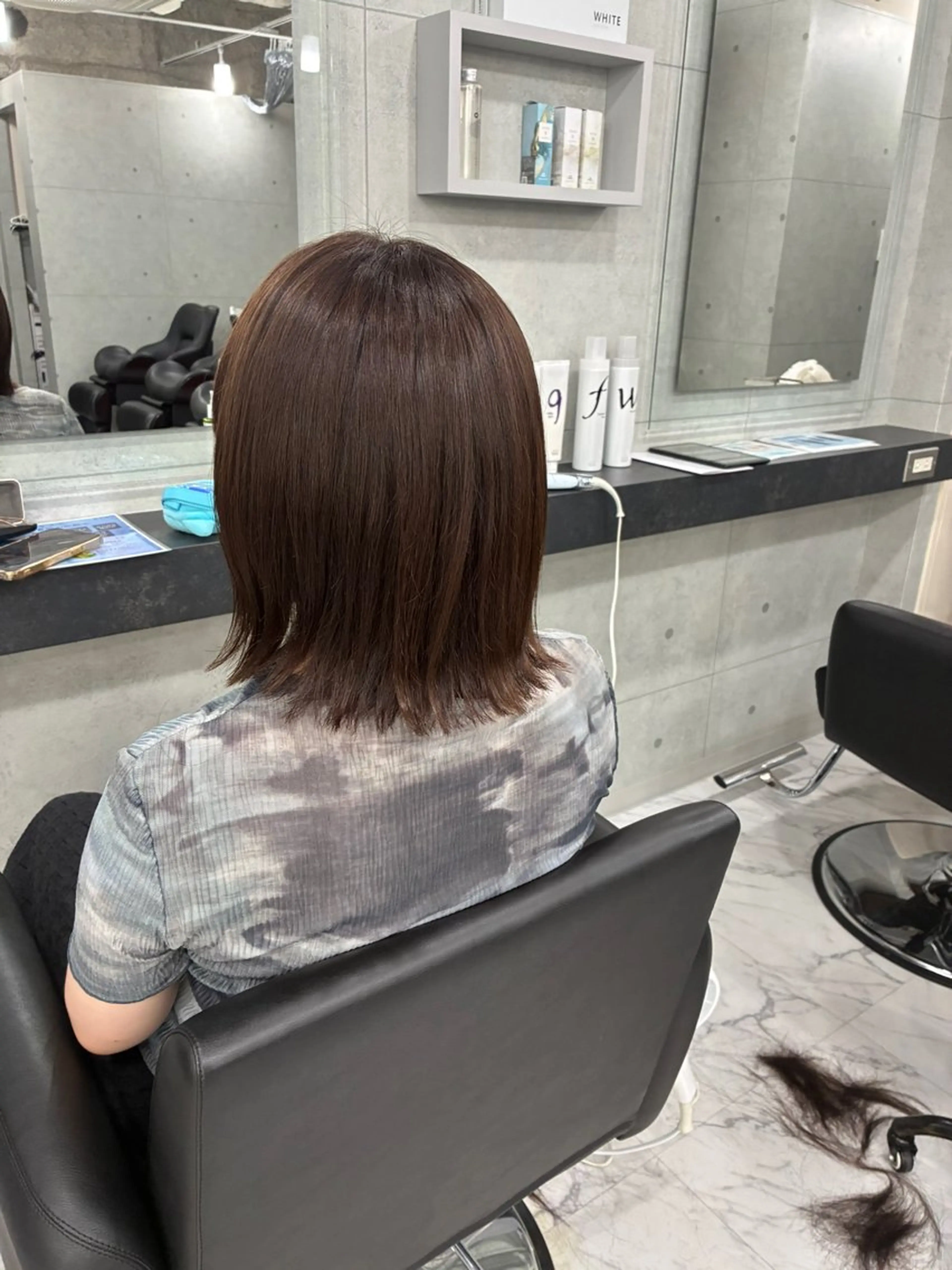 ミディアム ヘアカラー Endearing 北澤那未🌟銀座のヘアスタイル