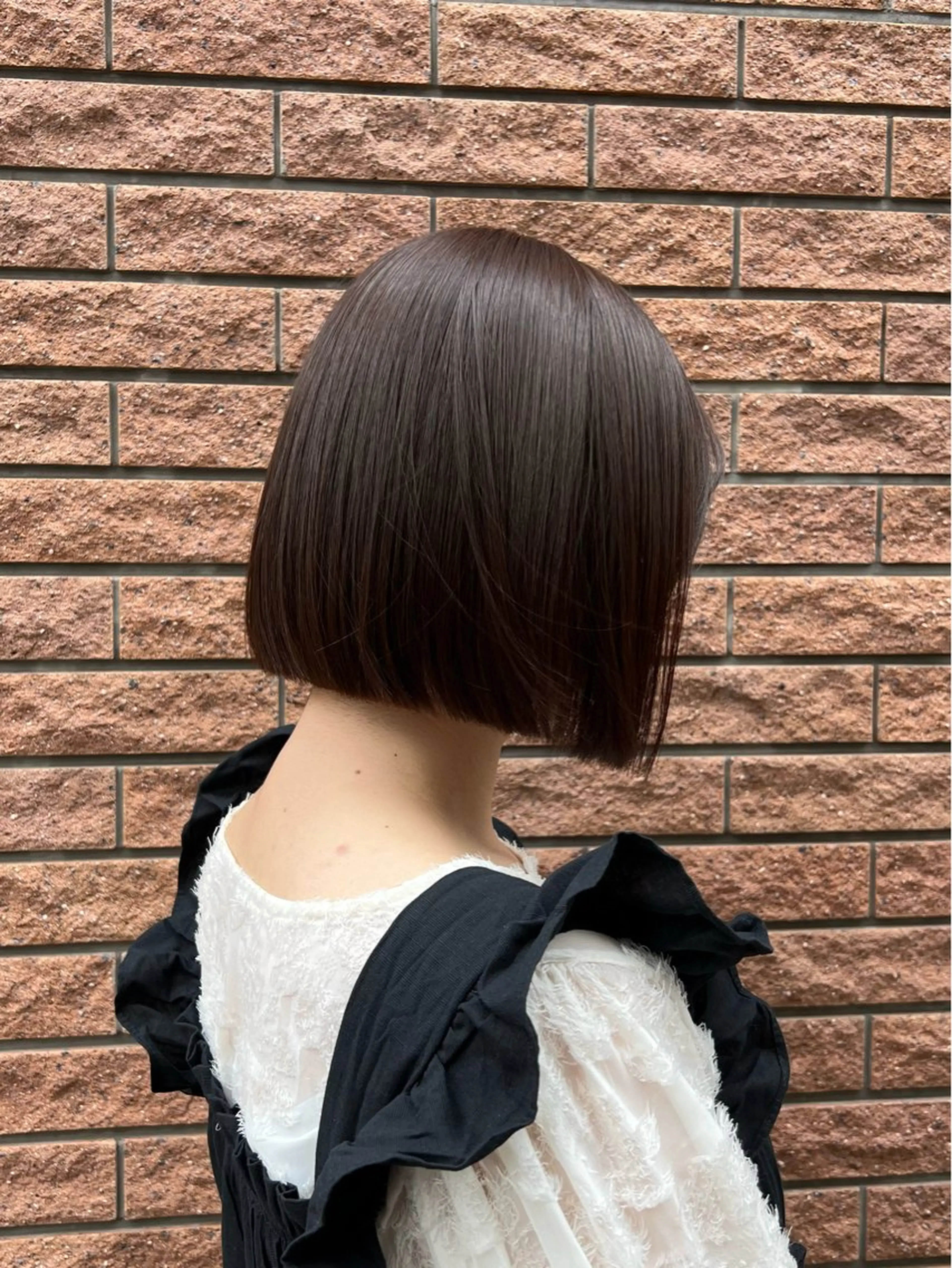ショート カラー ボブ カット ヘアカラー トリートメント 神戸ボブ✂️ ioe三宮/田 伸佳のヘアスタイル