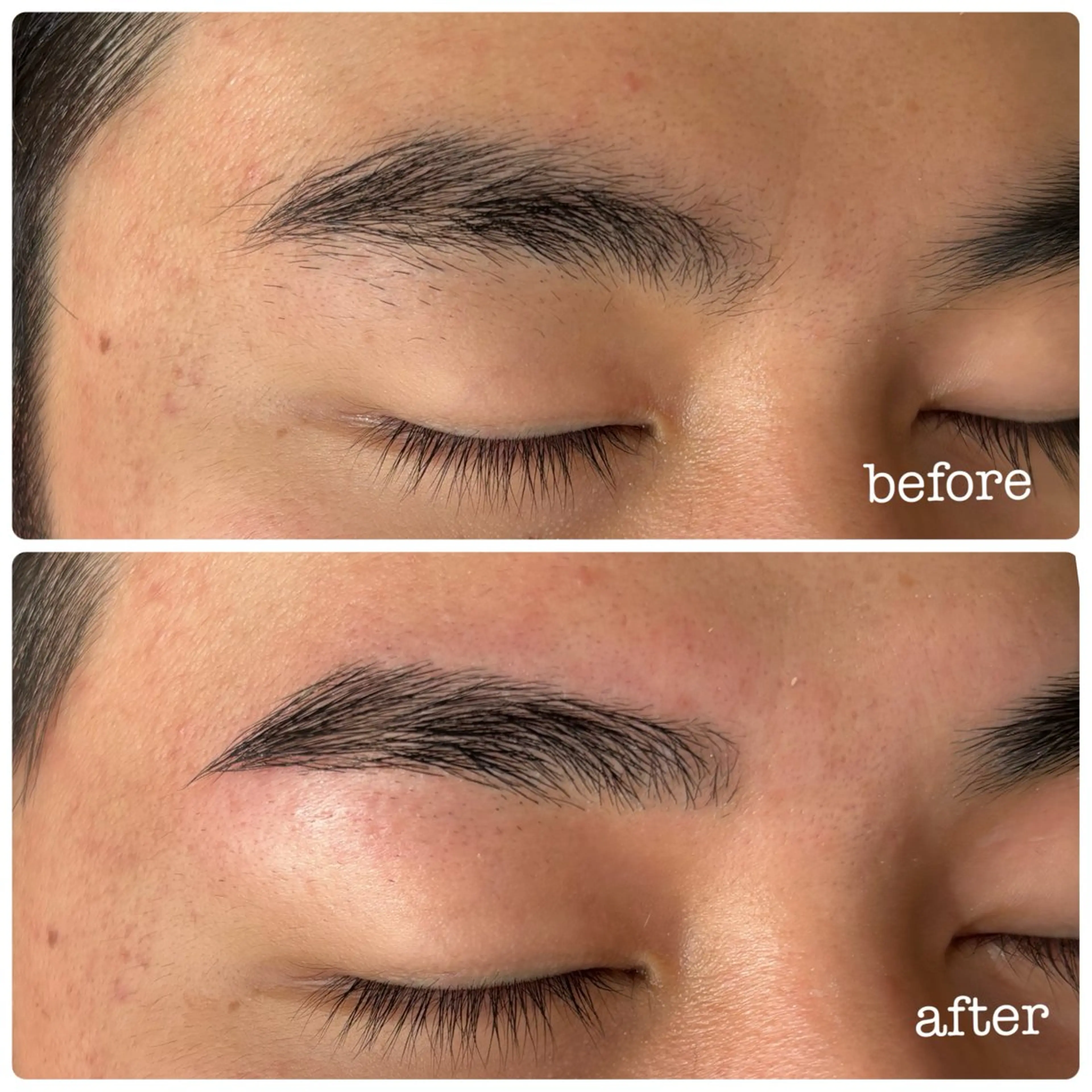 メンズ歓迎◎眉アイブロウスタイリングWAXの写真