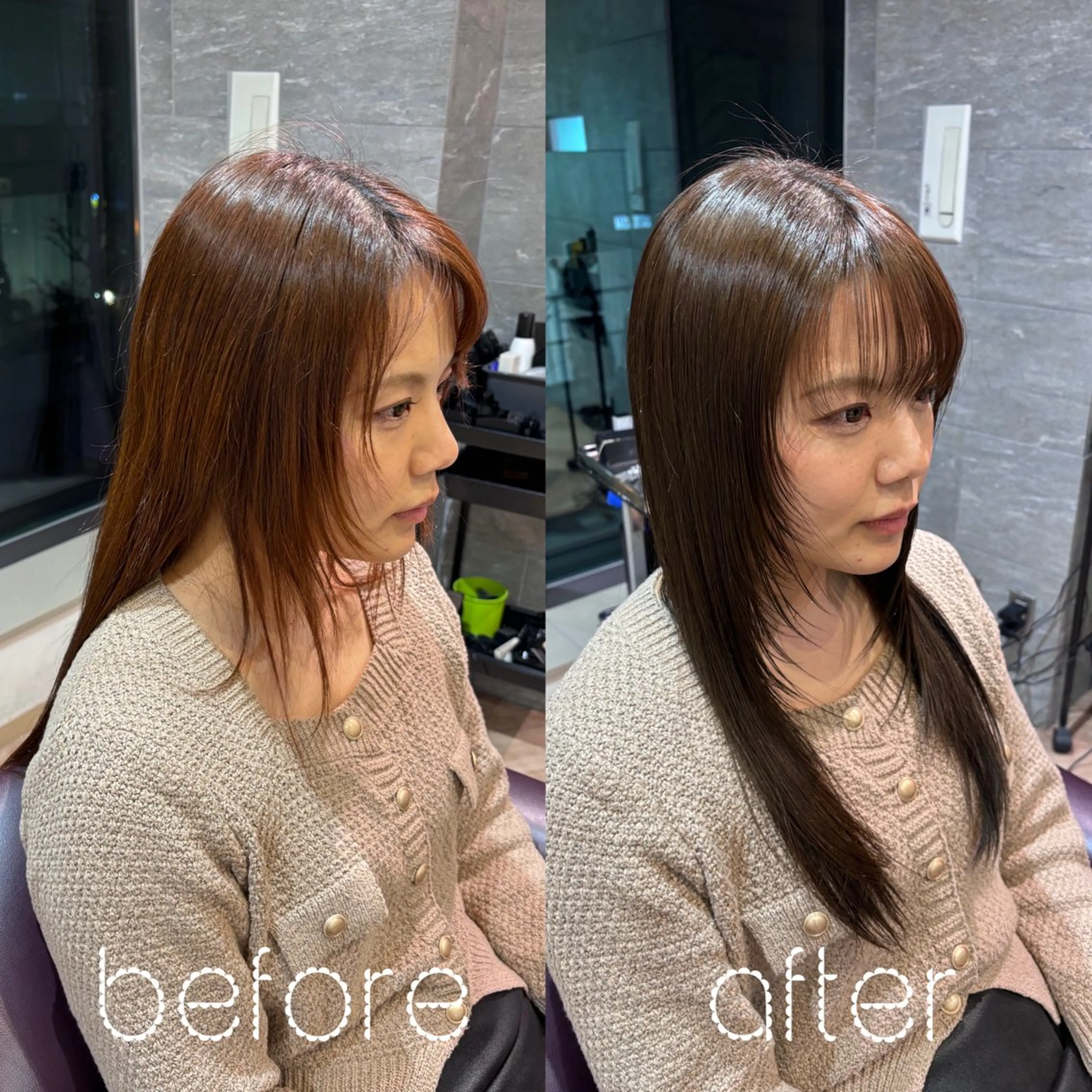 カラー 艶カラー💞 amiのヘアスタイル