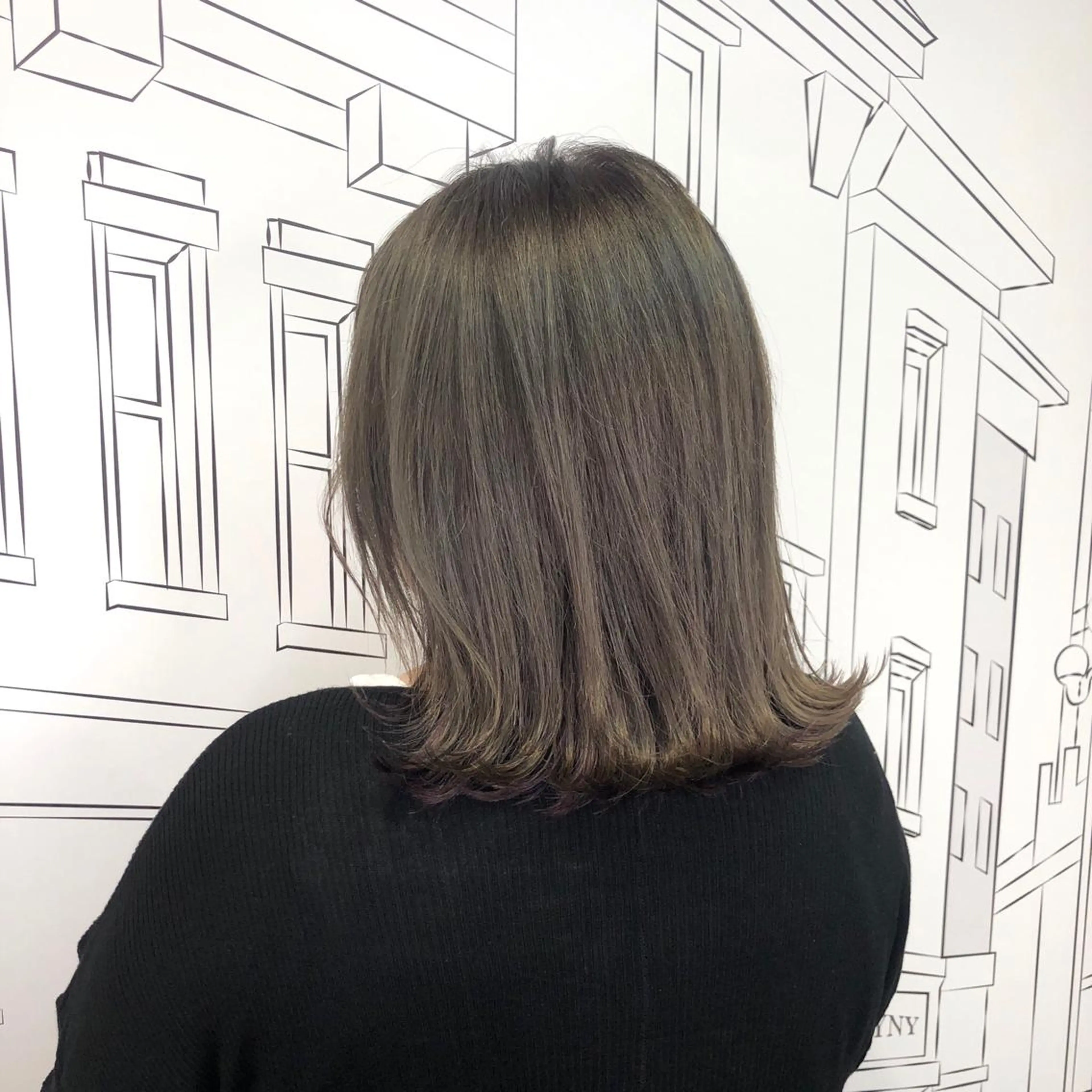 ミディアム カラー レイヤー,ボブ / 彩未のヘアスタイル