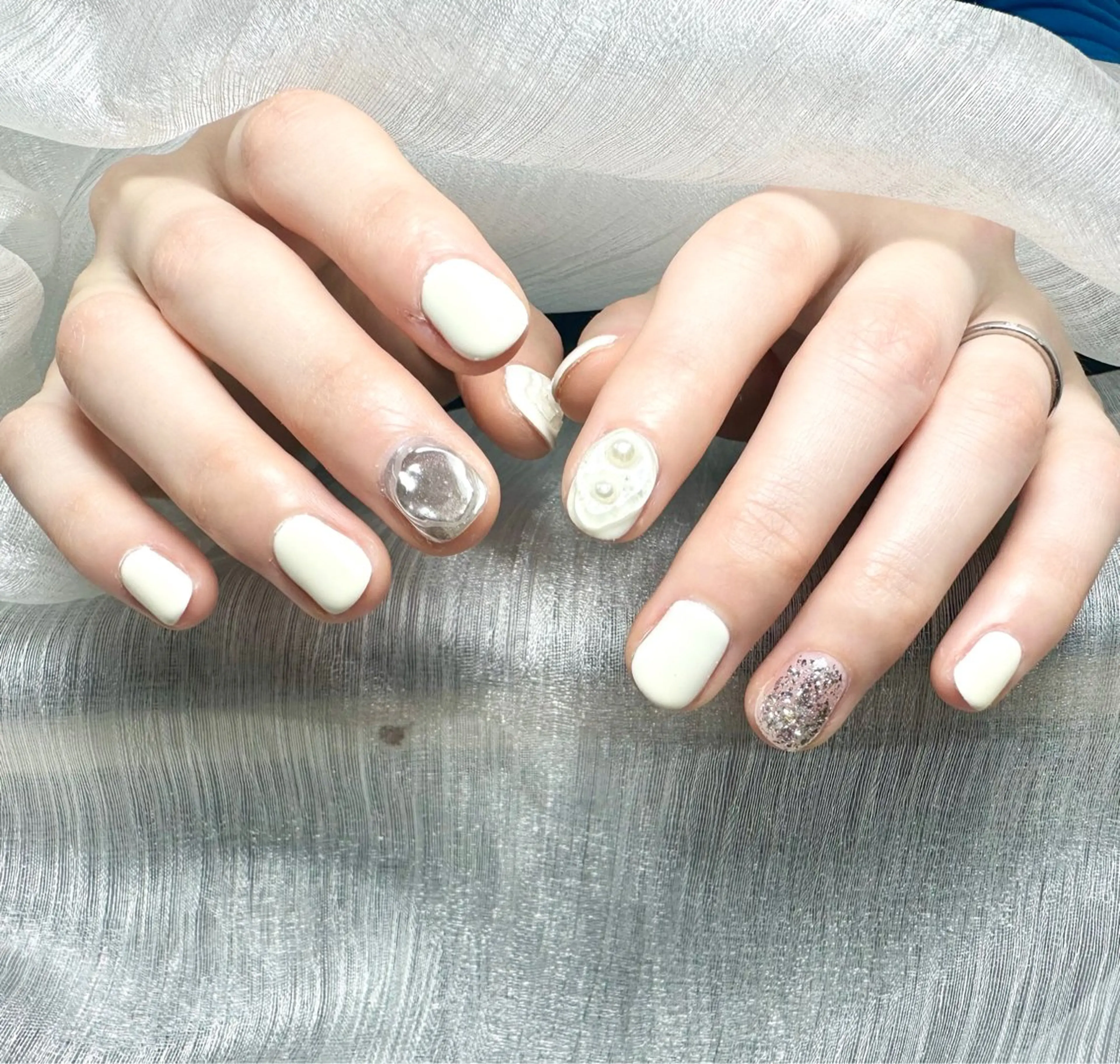 ネイル 持ち込み ハンドネイル ハンドケア 💕Dreamy KIYO💕のネイルデザイン