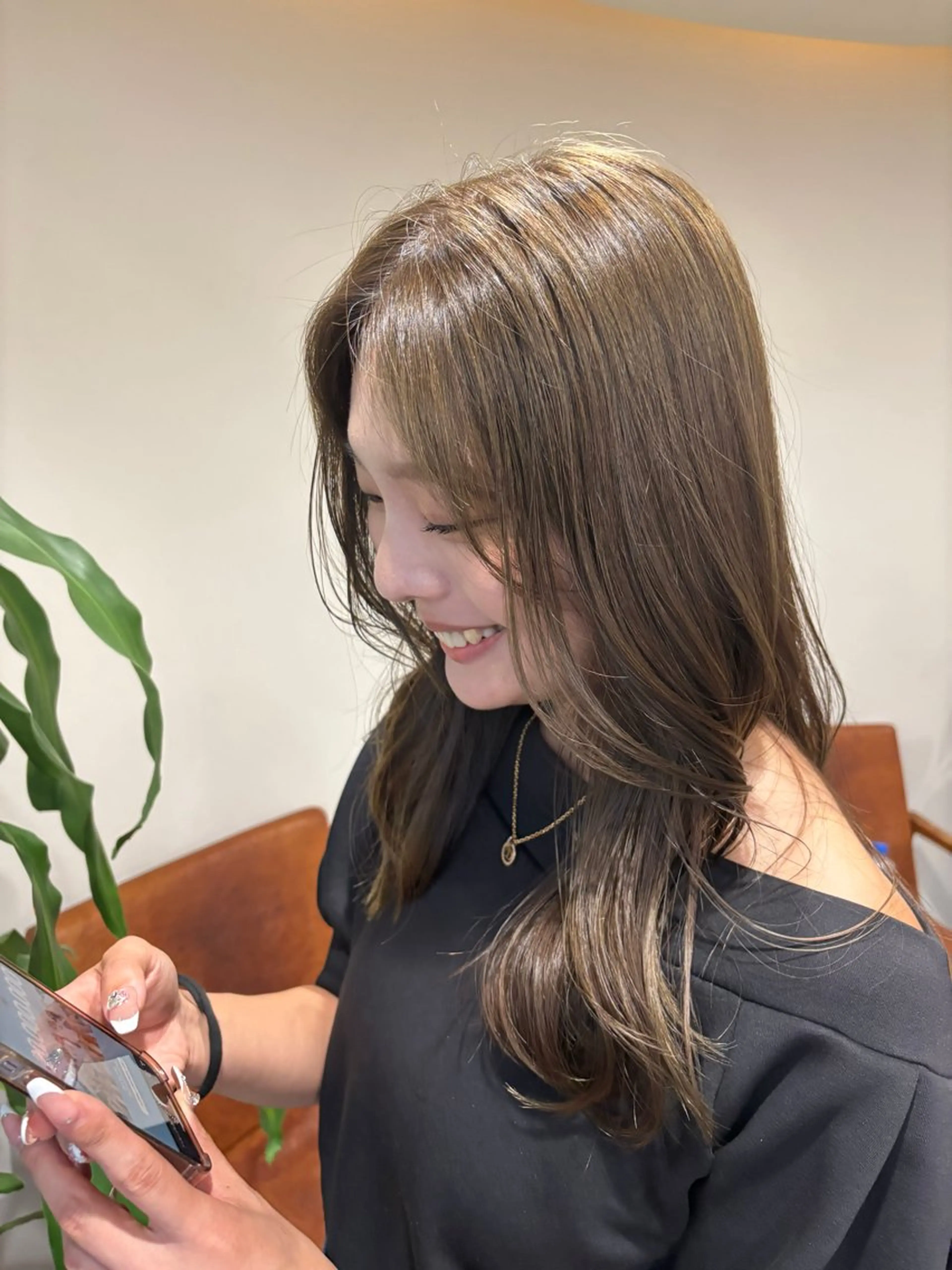セミロング レイヤーカット 梅田美容室/カット /Maoのヘアスタイル