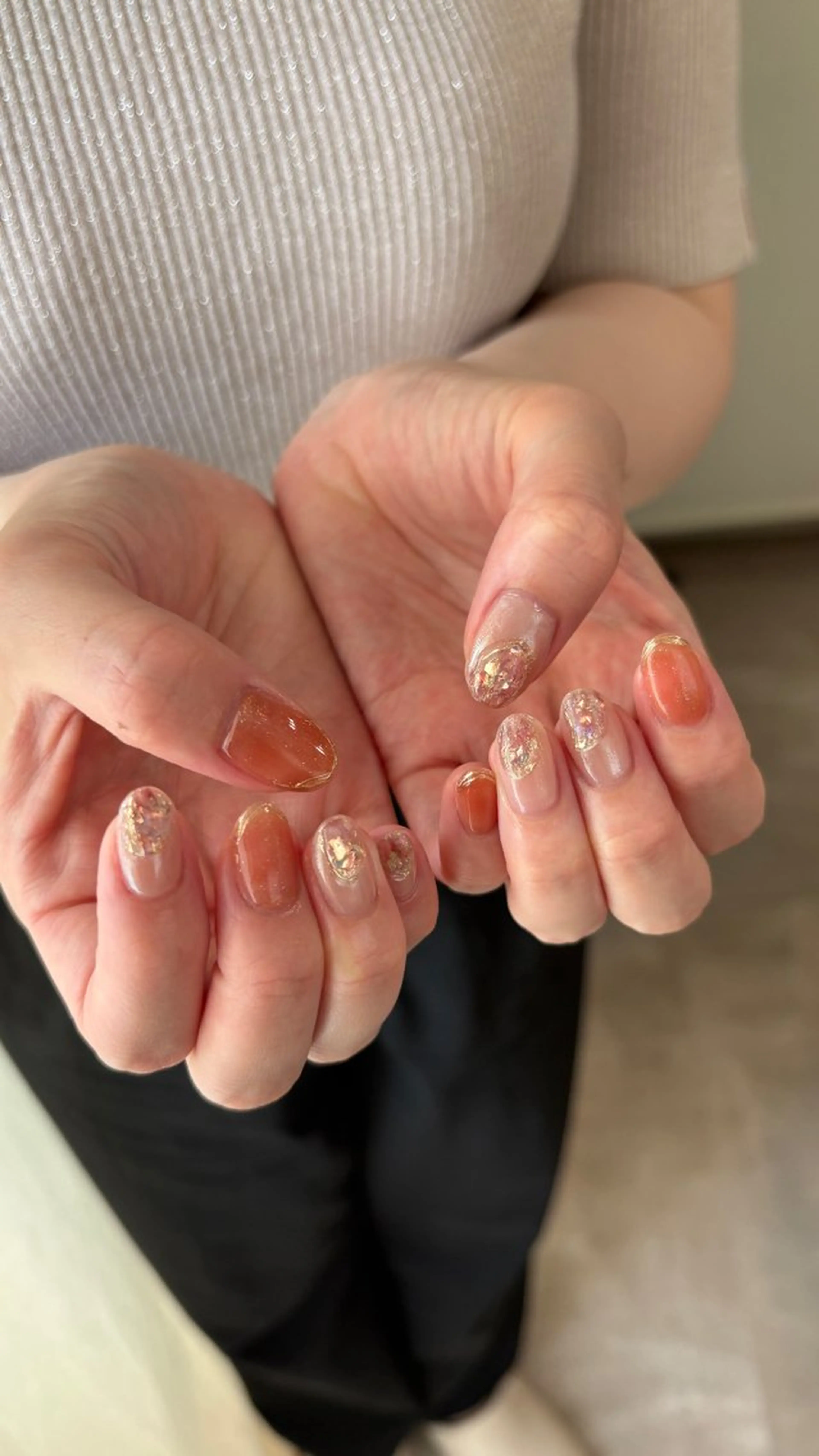ネイル ぷっくりネイル ハンドネイル nail salon Cyaanのネイルデザイン