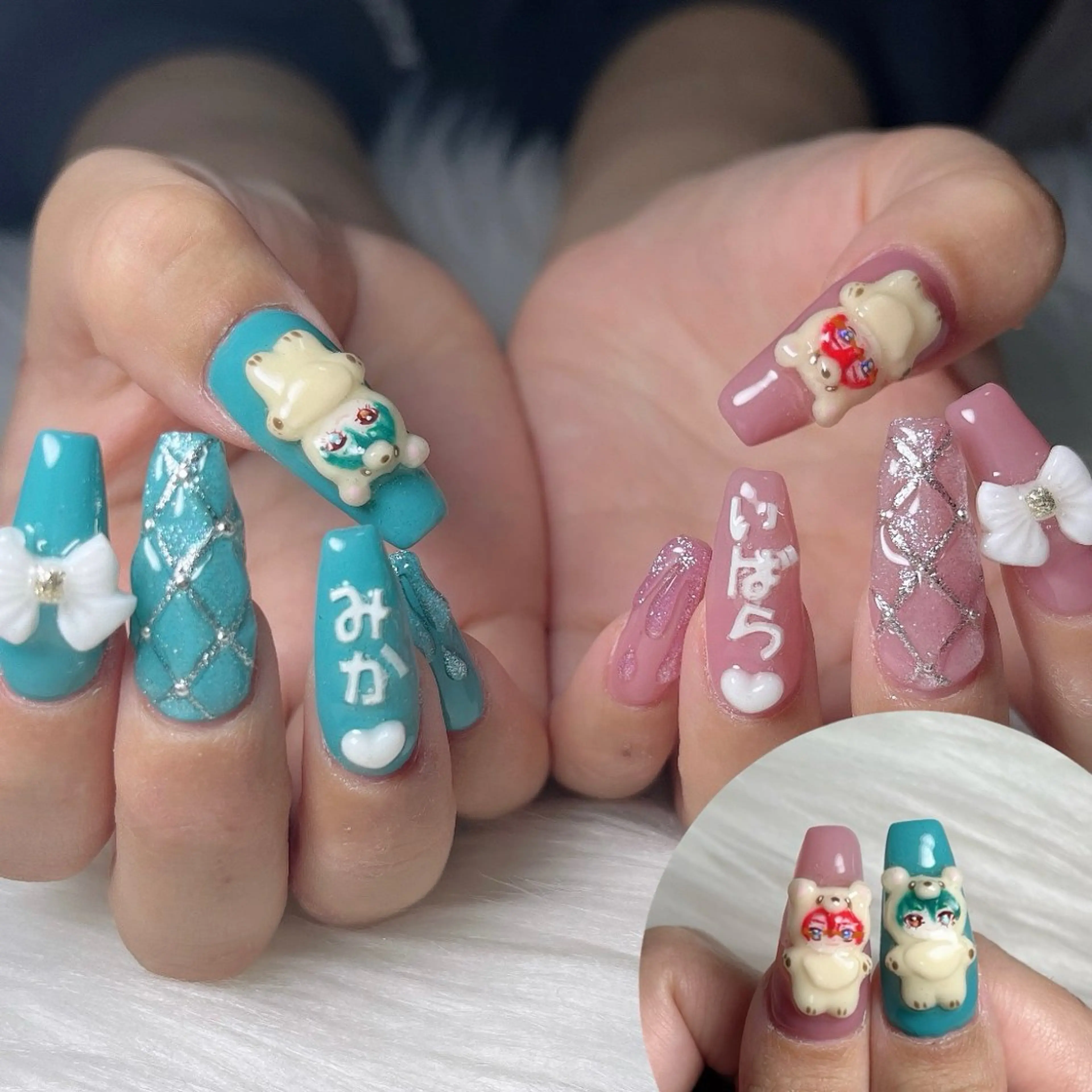 ネイル 韓国ネイル ラメ(グリッター) 持ち込み 🐕‍🦺Yappy 💗A-tanのネイルデザイン