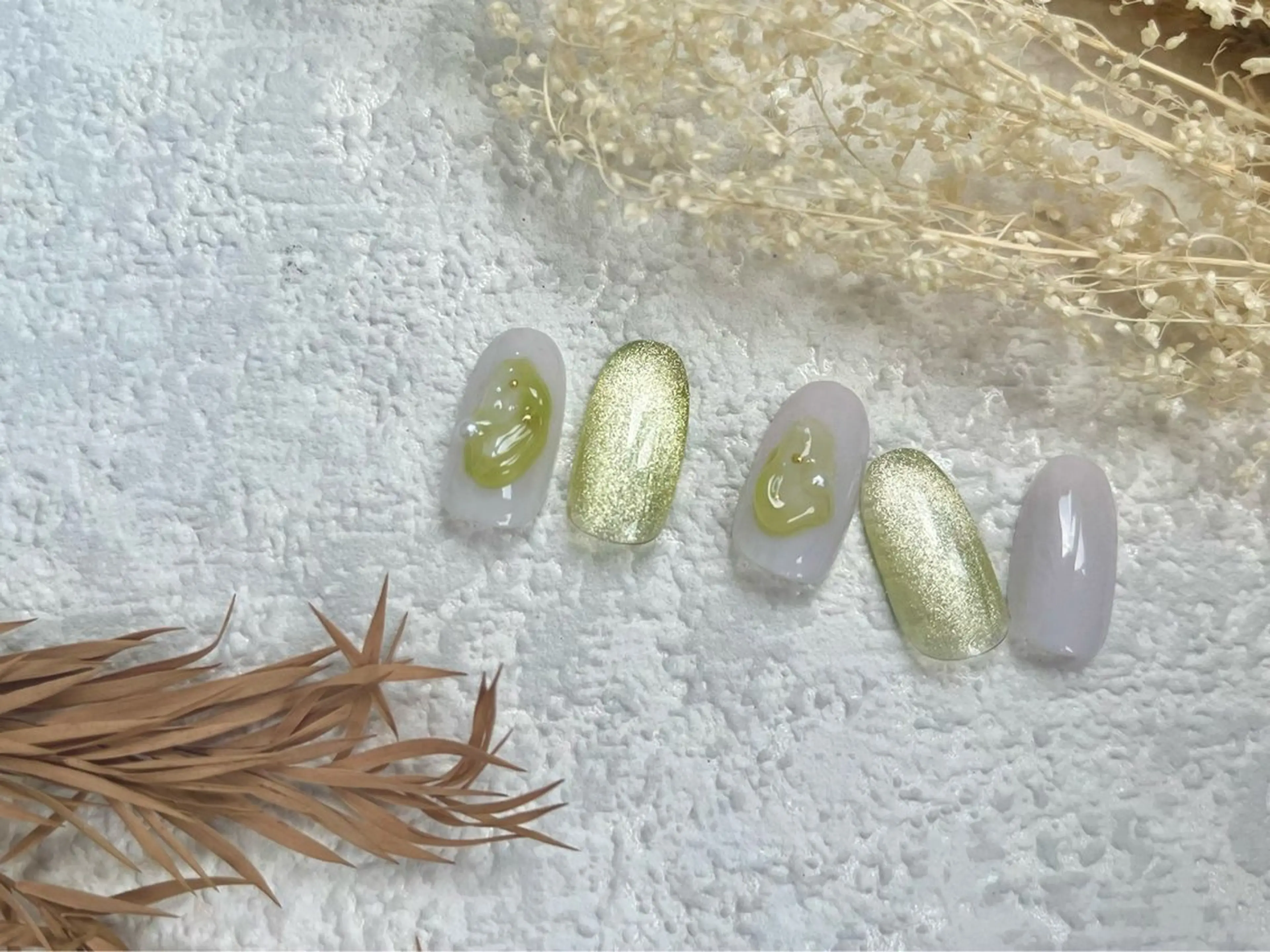 ネイル ジェルネイル キラキラネイル メンズネイル パラジェル 夏ネイル kiki nail たまプラーザのネイルデザイン