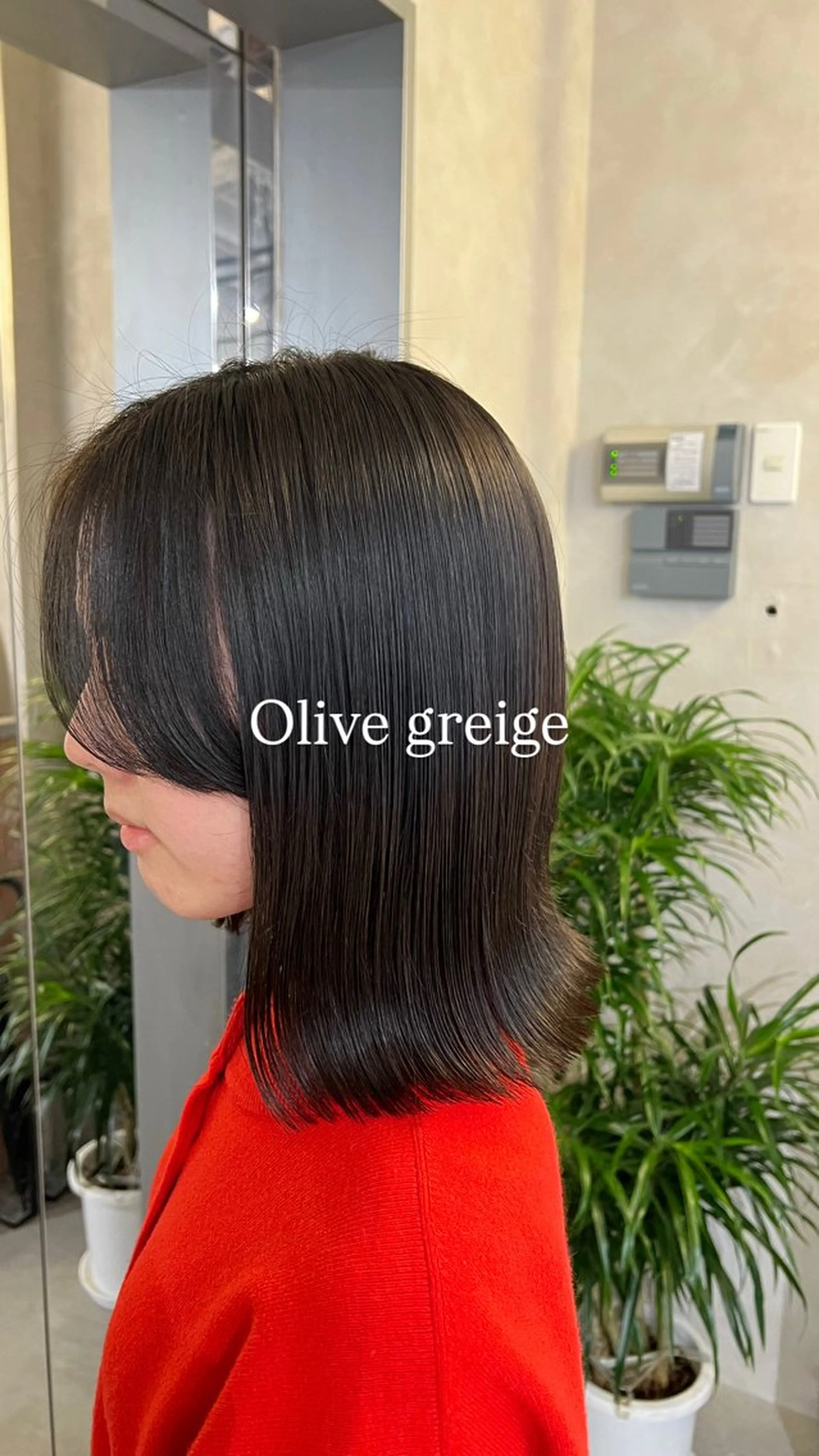 ミディアム カラー 顔周りカット カット ヘアカラー トリートメント attrait 梅田店所属・梅田/ 髪質改善/ 似合わせ/RINKAのヘアスタイル