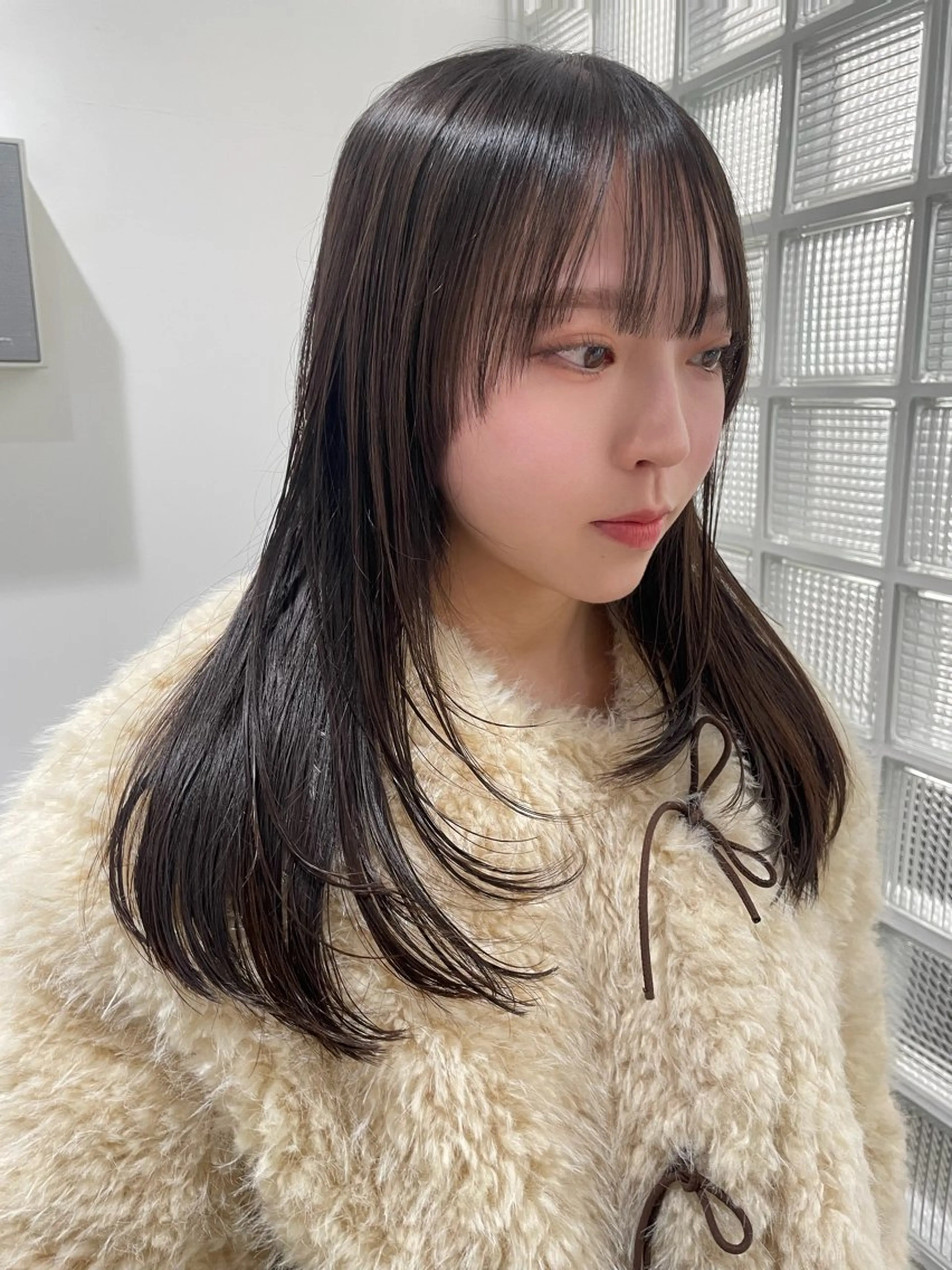 《🐈‍⬛人気No.2🐈‍⬛》髪質改善✨ケアストレート矯正+カット+トリートメント◎レイヤーカット/ボブの写真