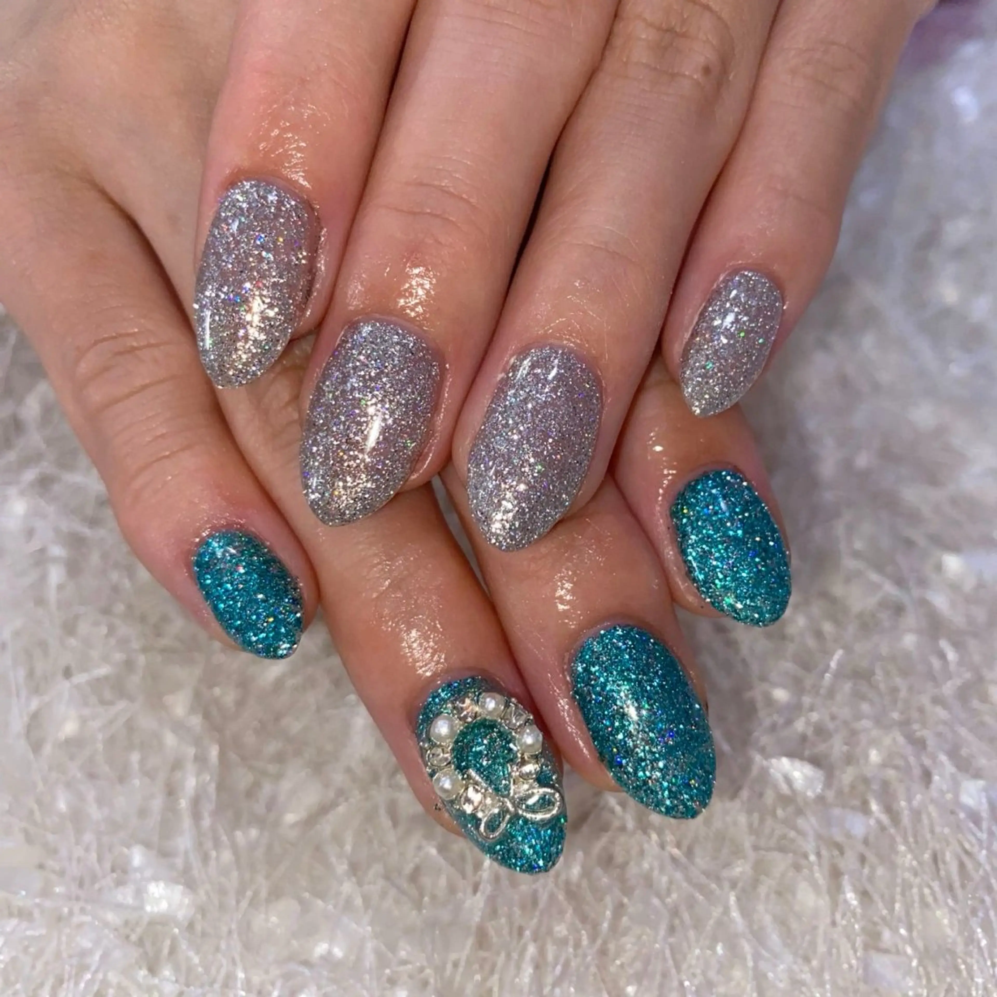 ネイル 長さ出し フレンチネイル ジェルネイル グラデーション 韓国ネイル ハンドネイル Nail&eye Belire 新宿のネイルデザイン