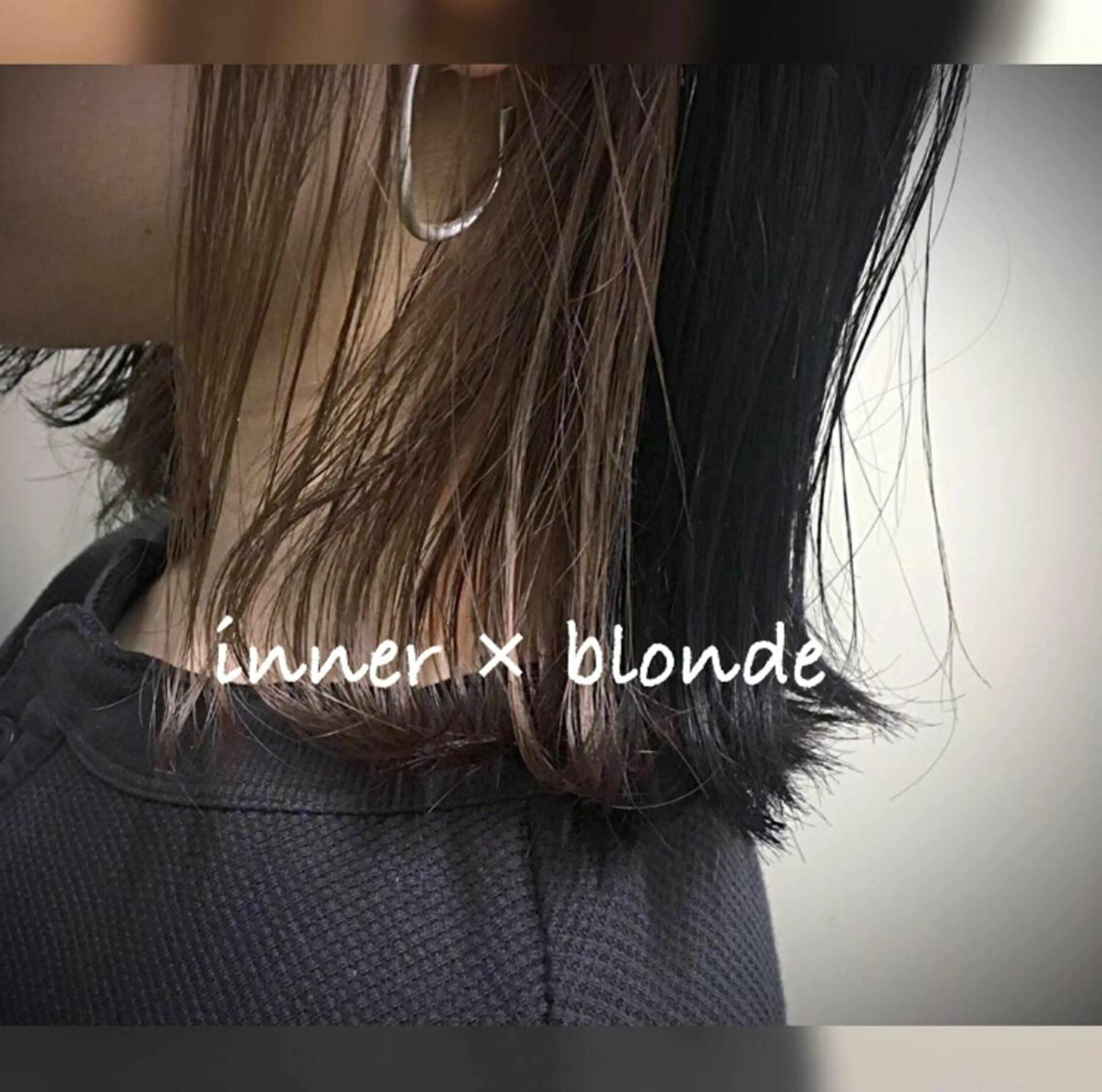 ミディアム カラー 黒髪 シルバー 【浜松・豊橋】 ニシモトのヘアスタイル