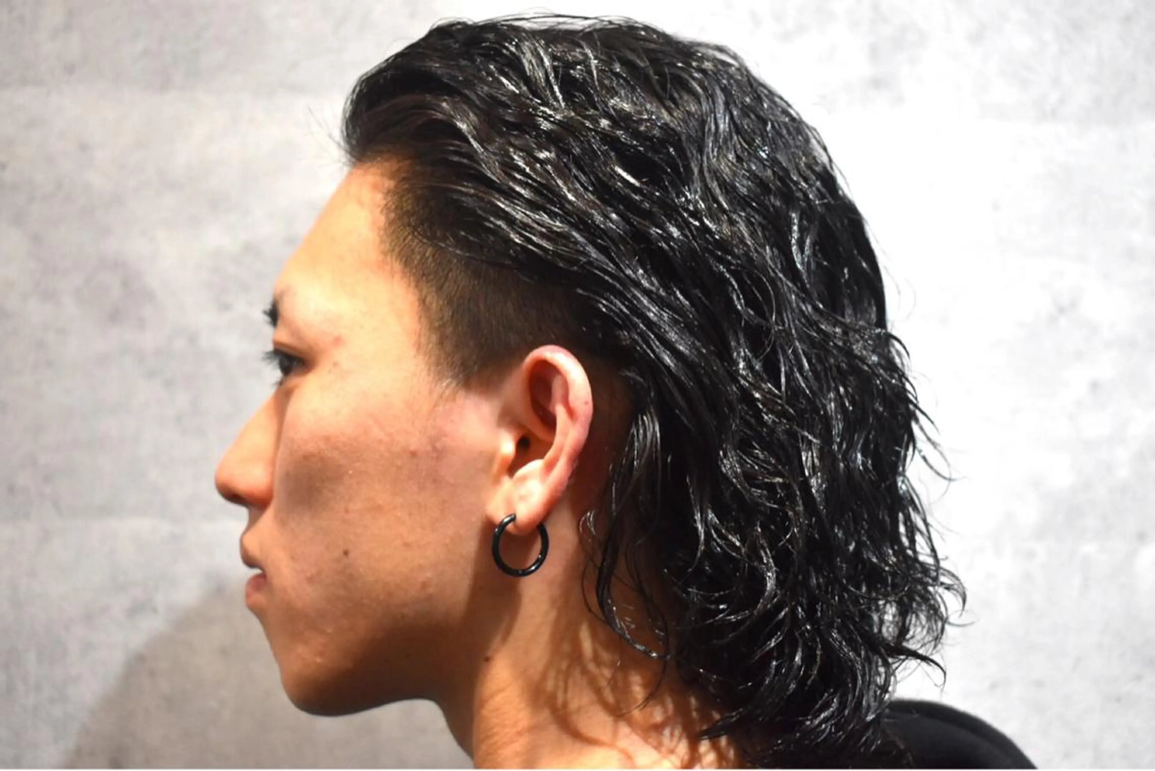 ロング パーマ ヘアアレンジ メンズ 中西 将斗のヘアスタイル