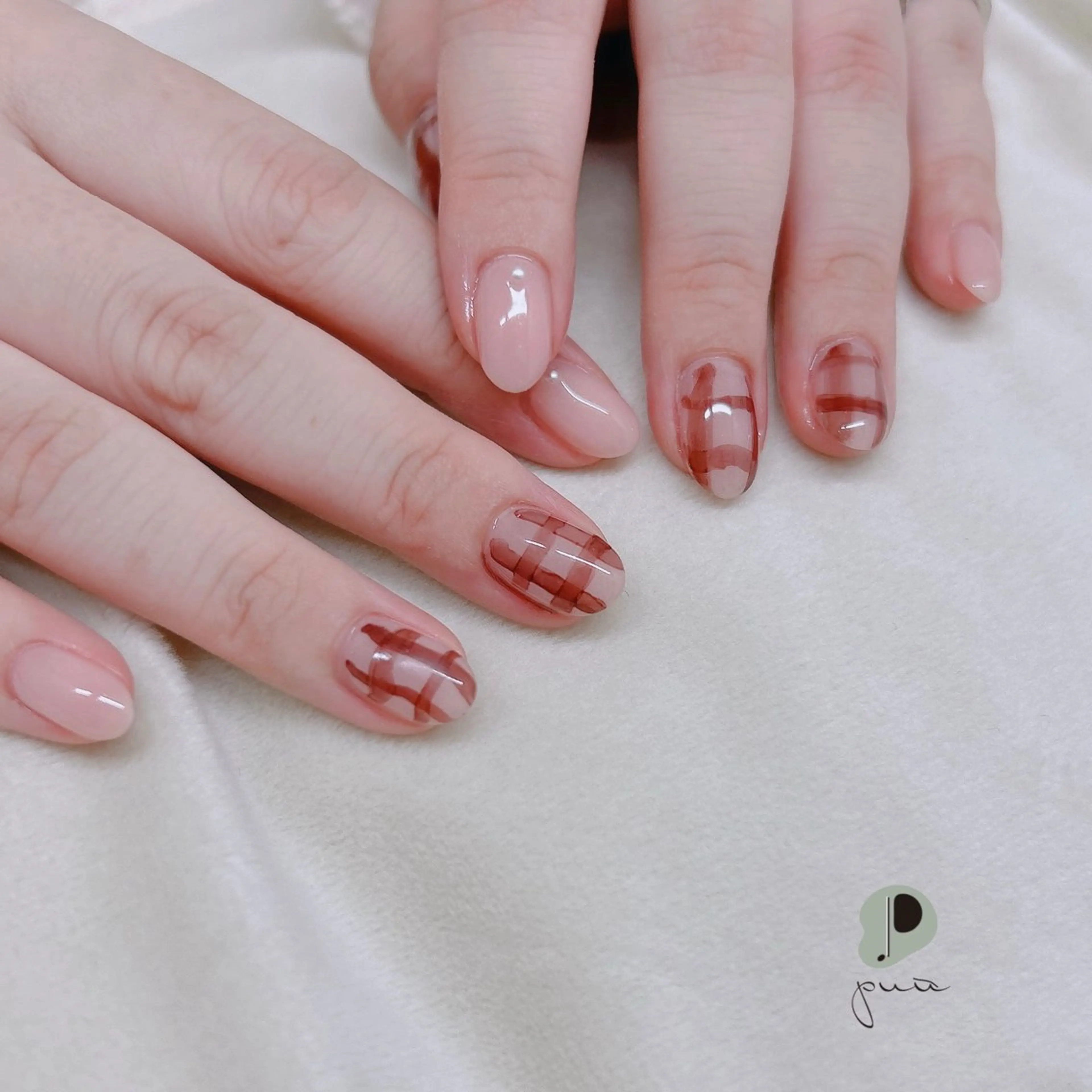 ネイル アートネイル ジェルネイル ワンカラーネイル ハンドネイル Nail salon puu kyotoのネイルデザイン