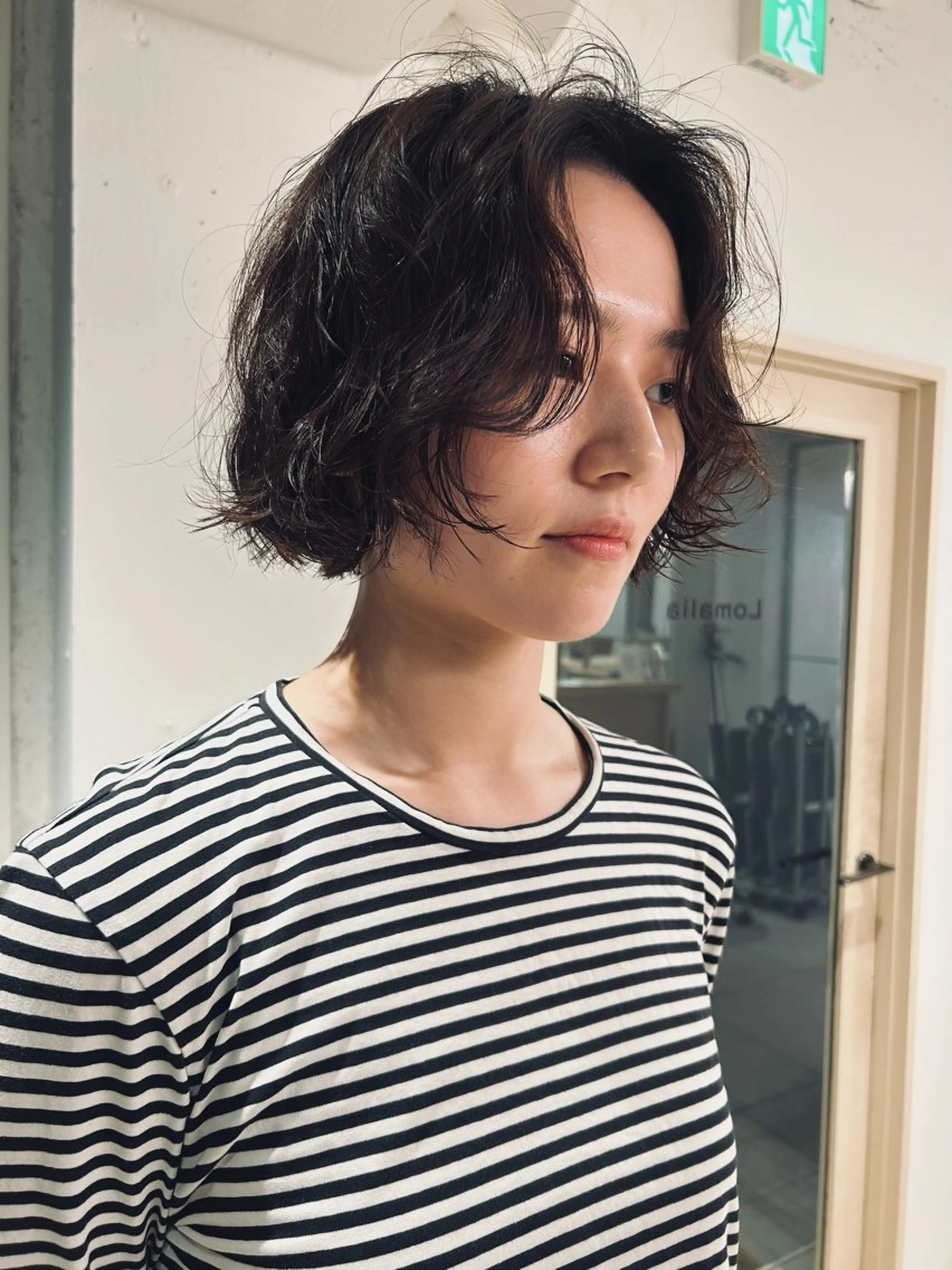 ミディアム パーマ トリートメント ケアパーマ/ケアブリ ーチdaisukeのヘアスタイル