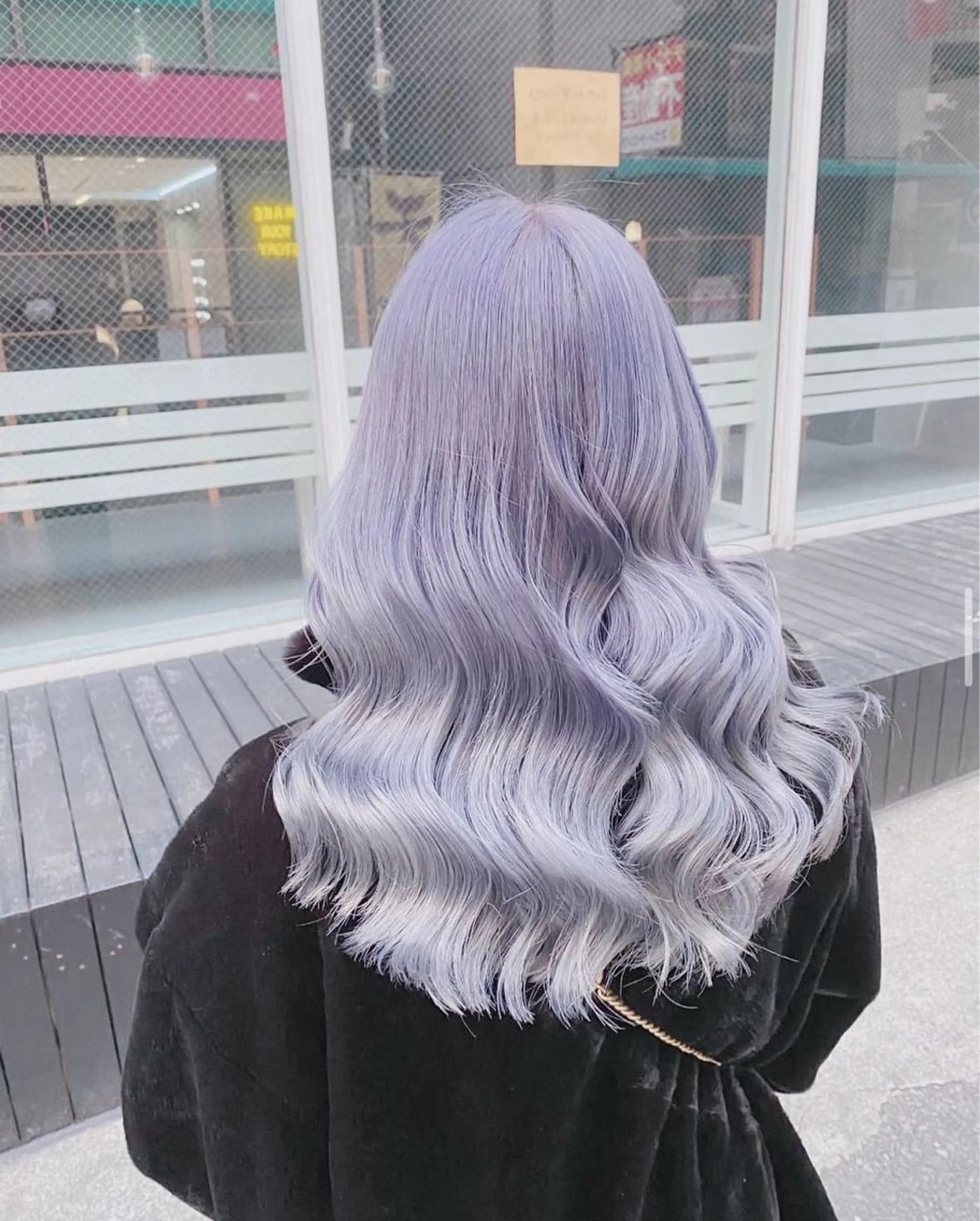 ロング カラー ヘアカラー トリートメント ニュアンス/フェザー /ウルフ/伶馬のヘアスタイル