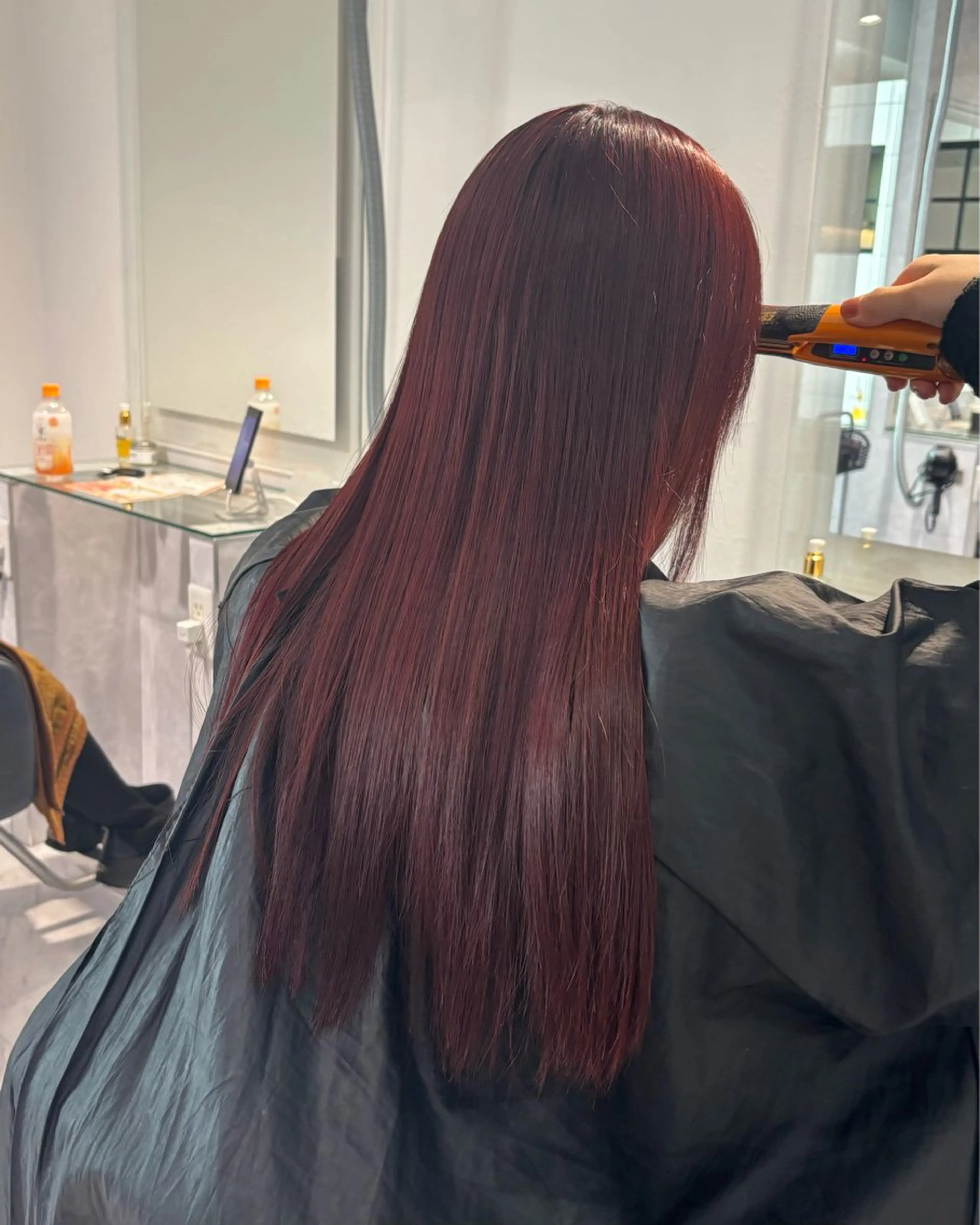 ロング カラー カット ヘアカラー トリートメント ヘッドスパ ヘアセット 表参道♡暗髪♡ 艶カラー♡アユミのヘアスタイル