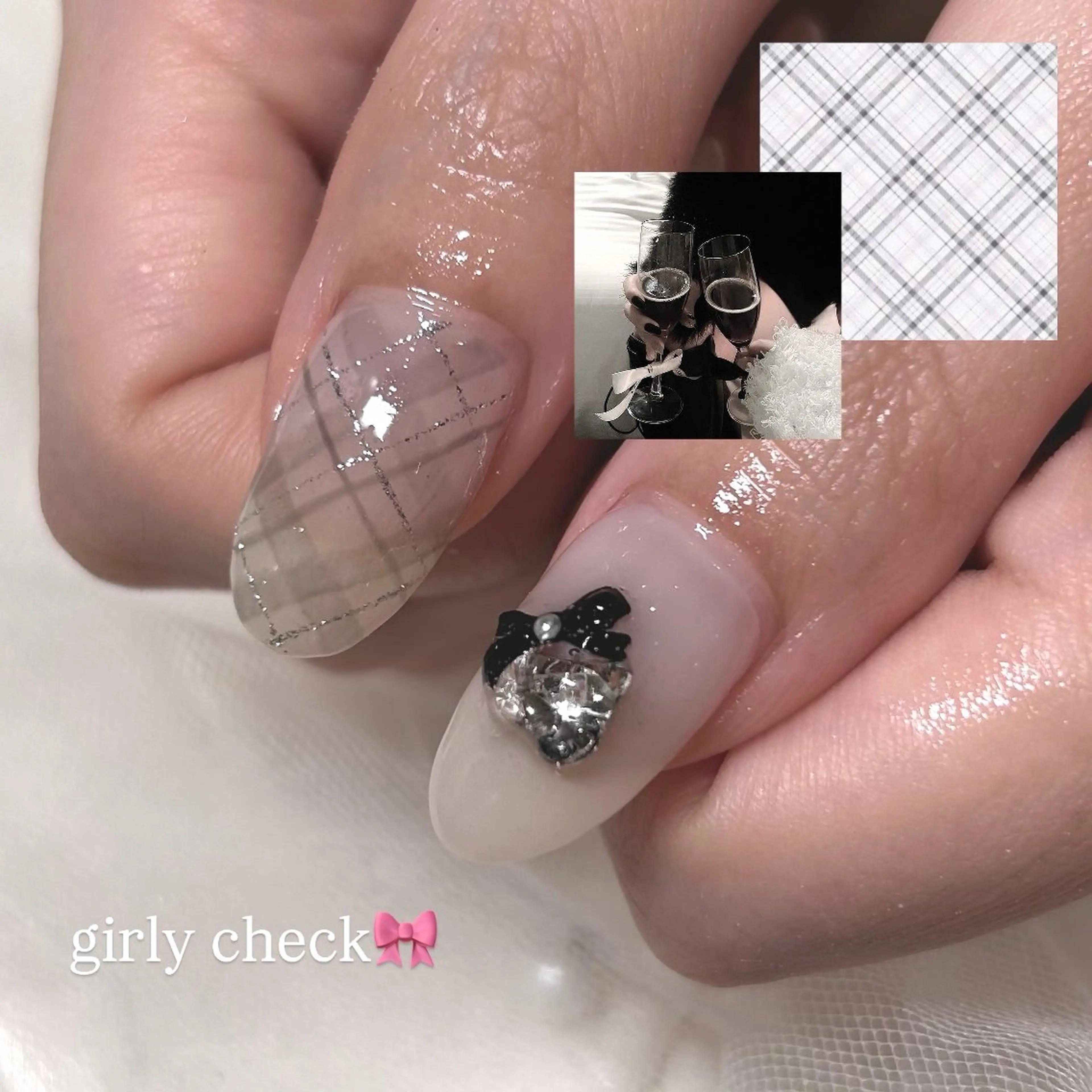 ネイル 長瀬 瑠霞のネイルデザイン