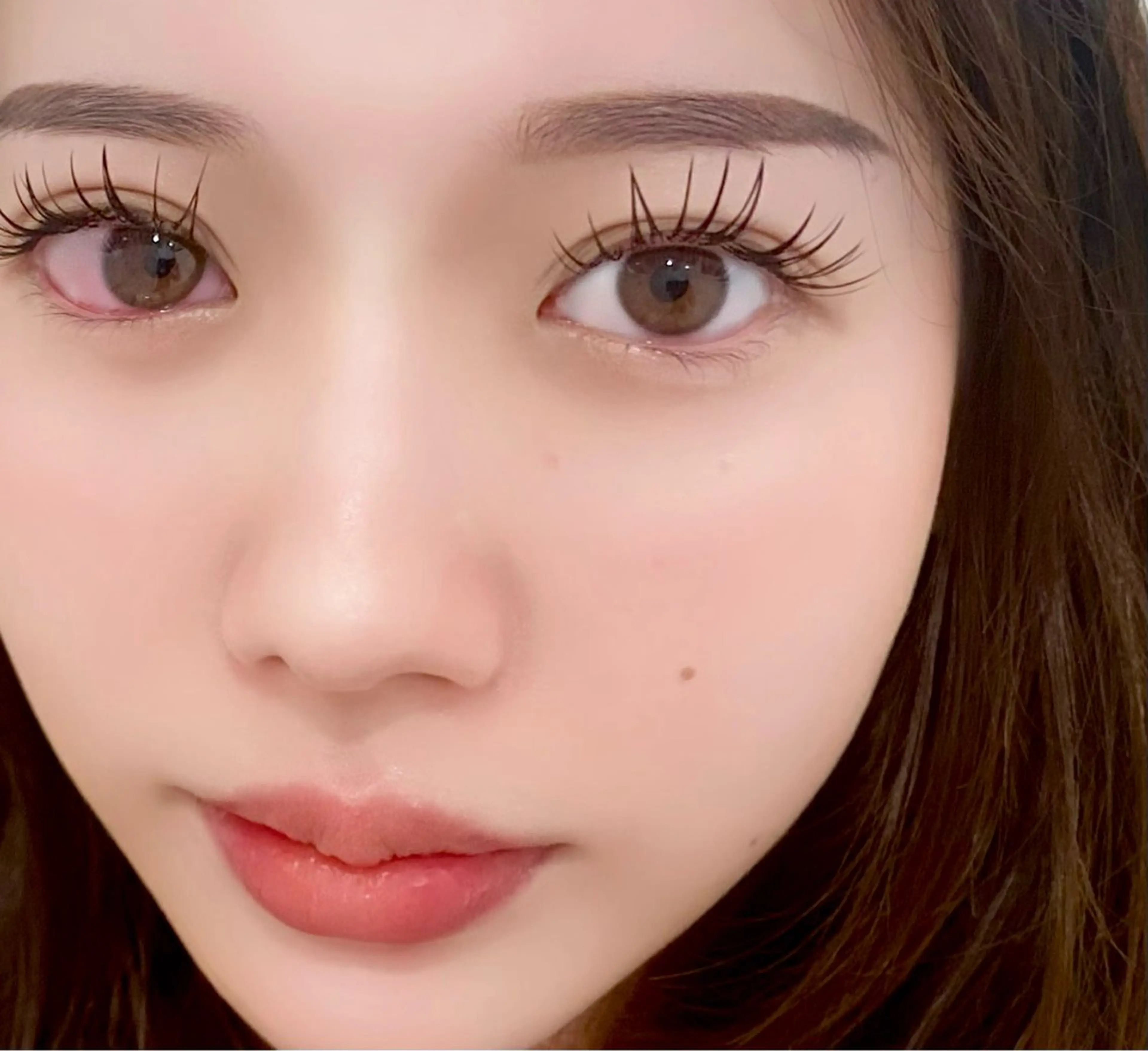 ダメージレスまつ毛パーマ×美眉スタイリングの写真