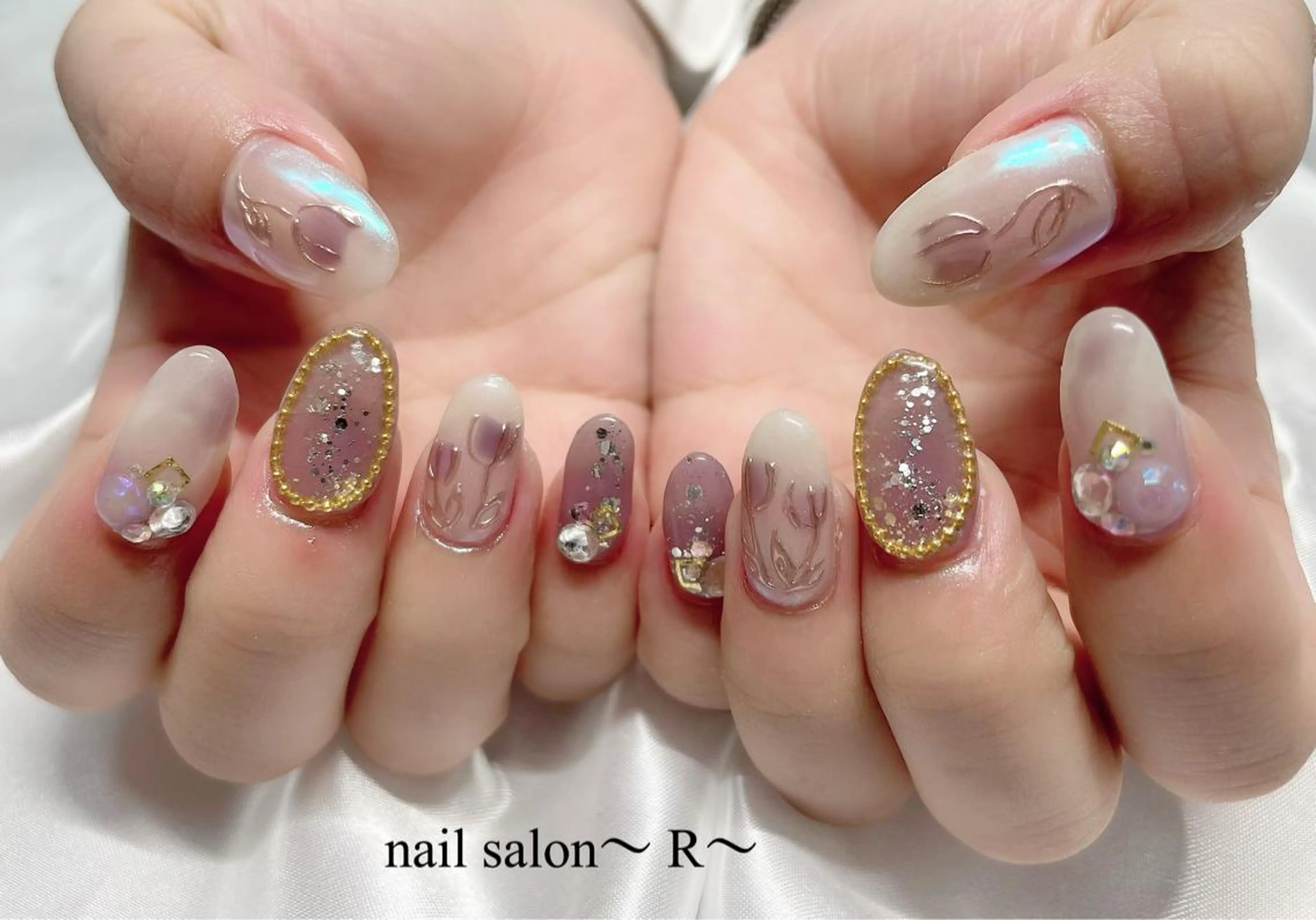 ネイル ハンドネイル 〜 R〜 プライベートサロンのネイルデザイン