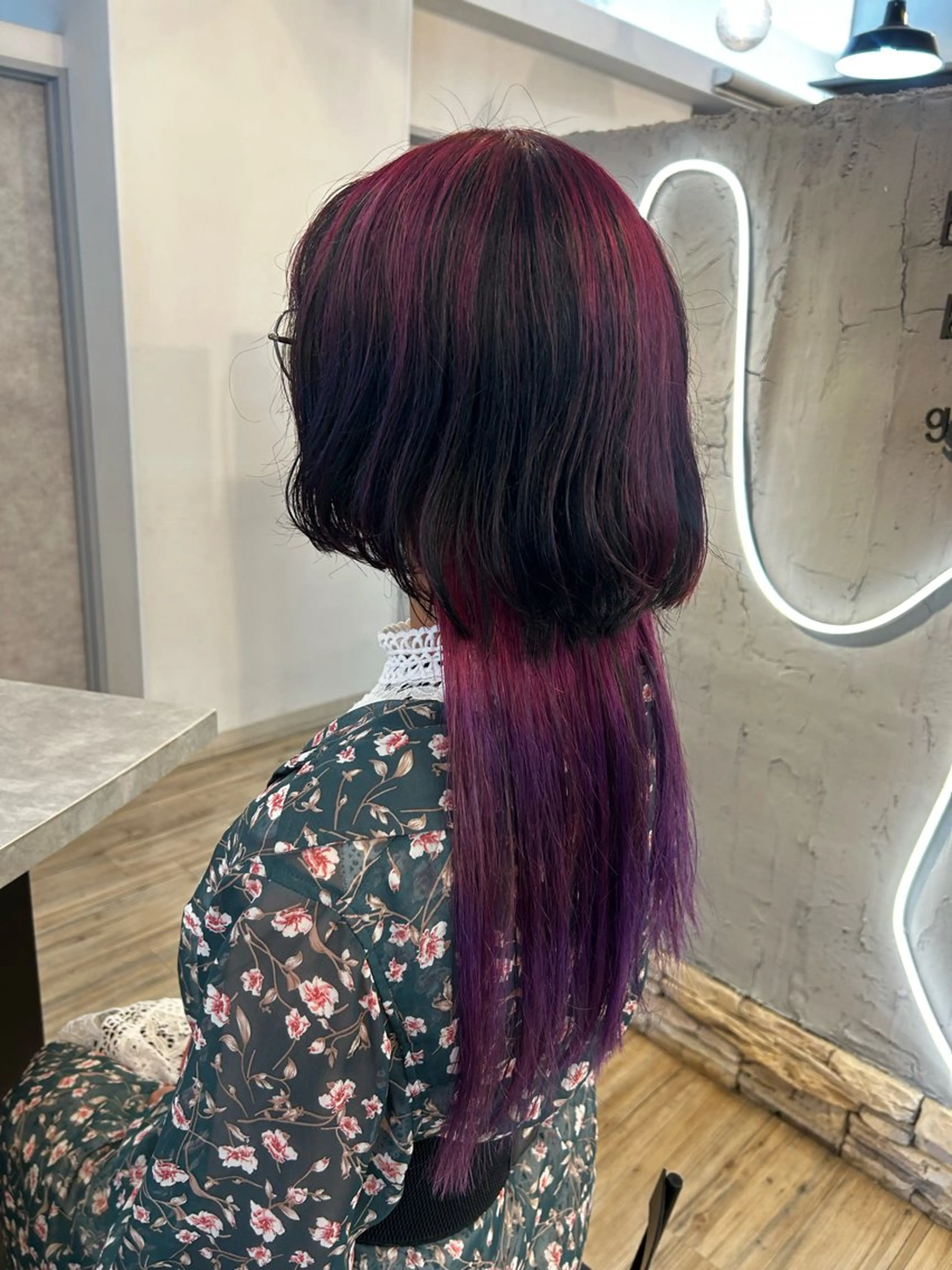 ロング カラー ブリーチ／ヘアセット 🪞🌙minamiのヘアスタイル