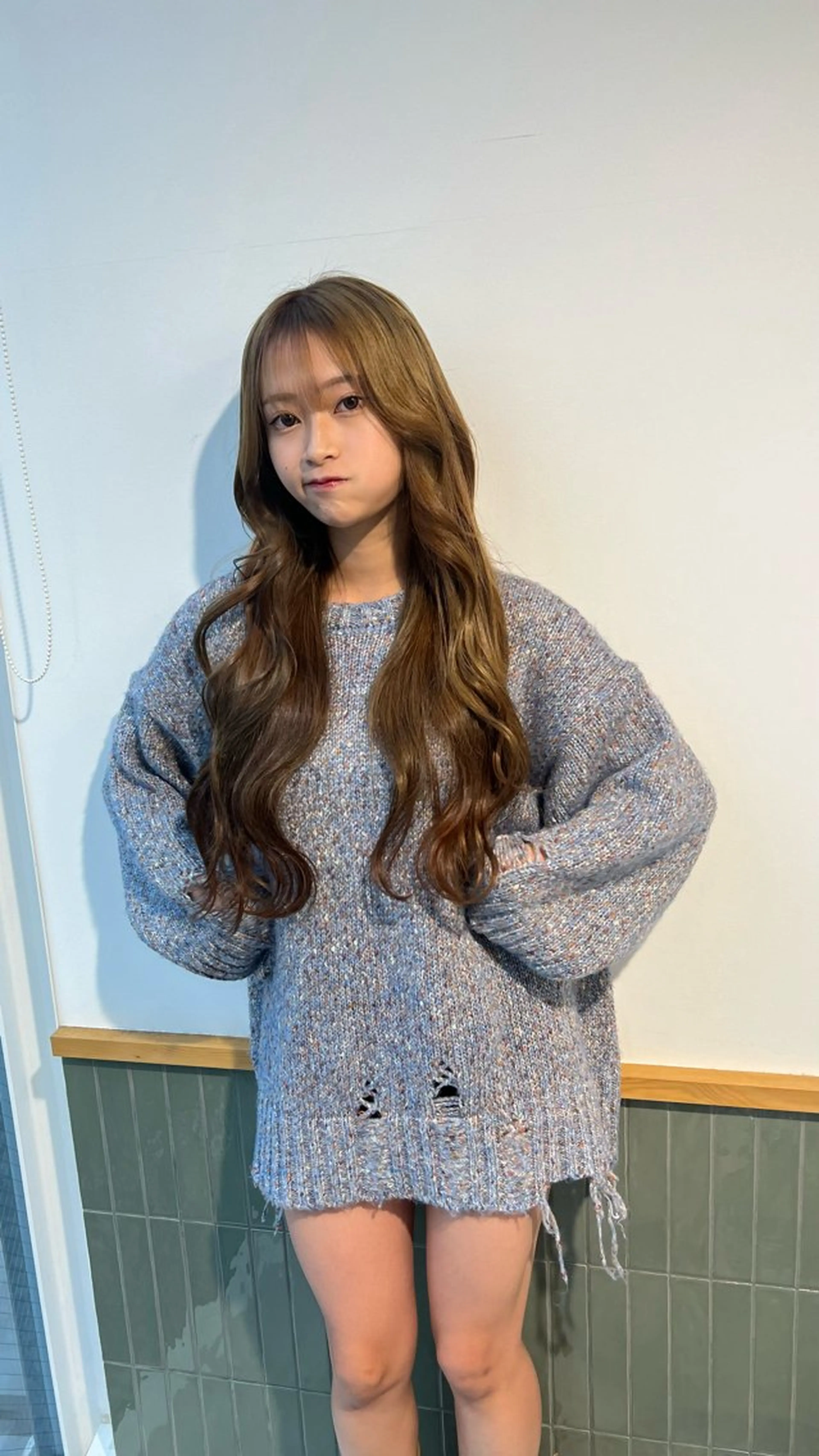 ロング カラー カット ヘアカラー トリートメント 赤みゼロ/透明感 カラー🌿KANTAのヘアスタイル