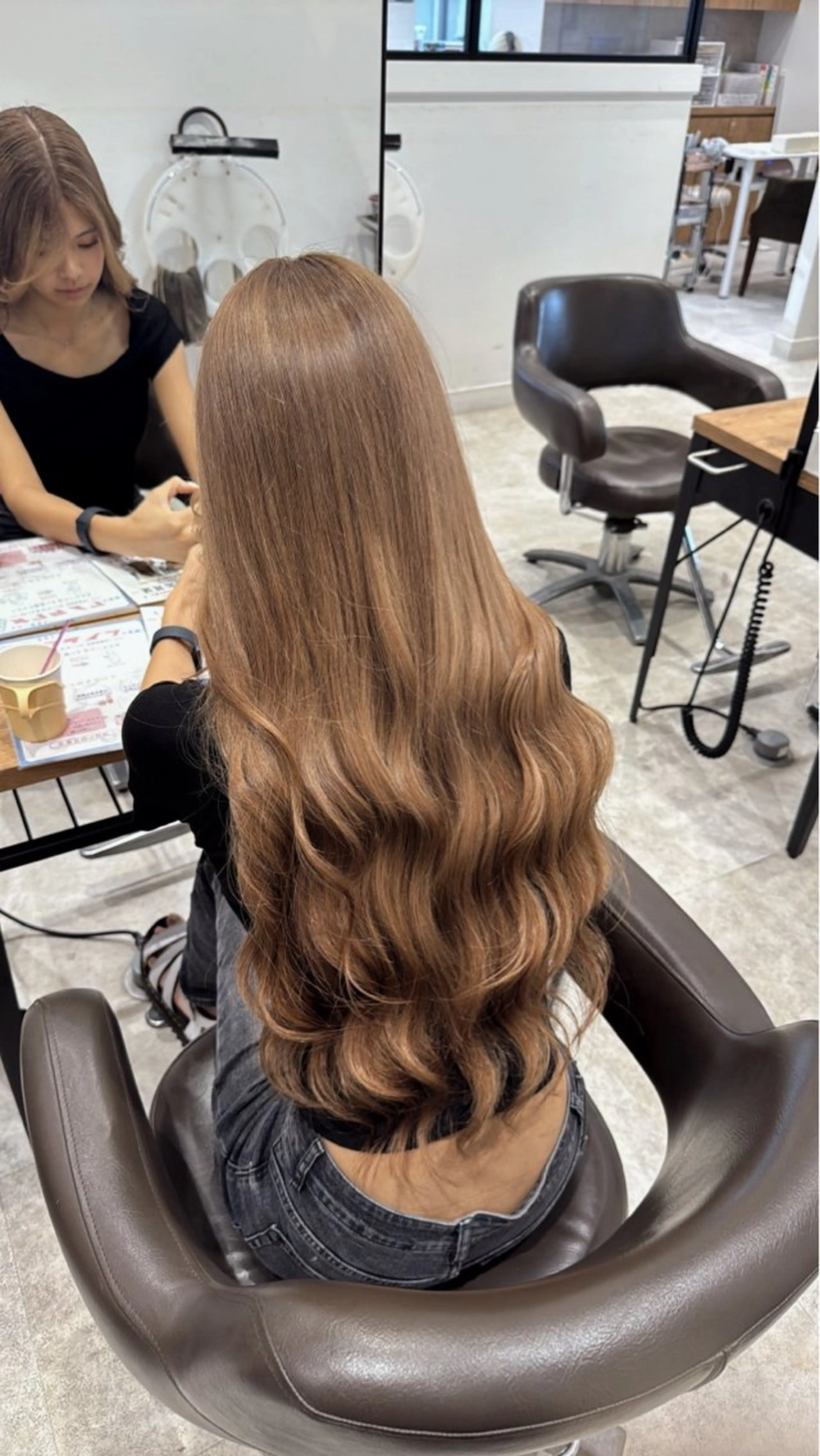 ロング カラー ブリーチ Lee天王寺 Rinのヘアスタイル