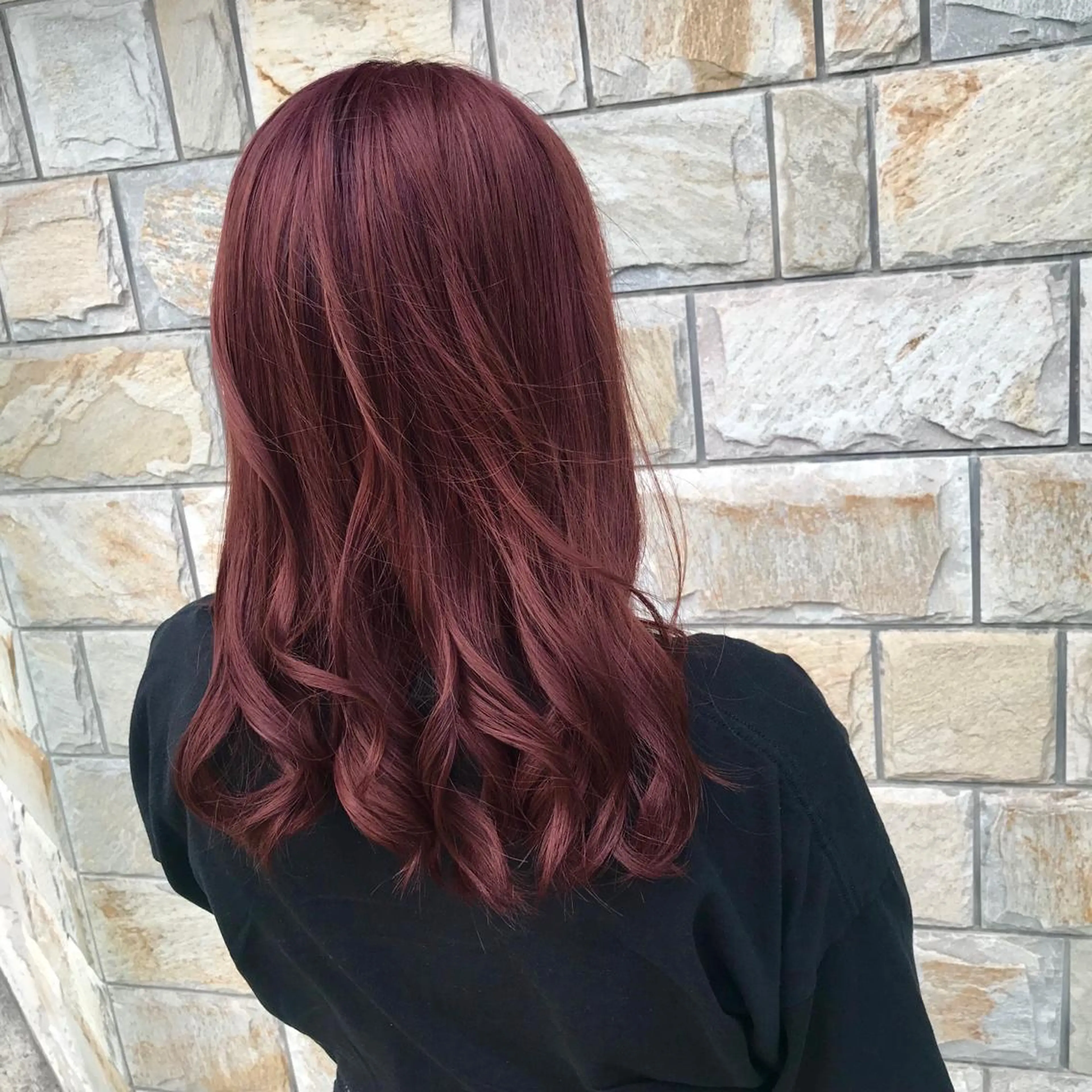 ロング アオイ🩵暖色 /まろやかカラーのヘアスタイル