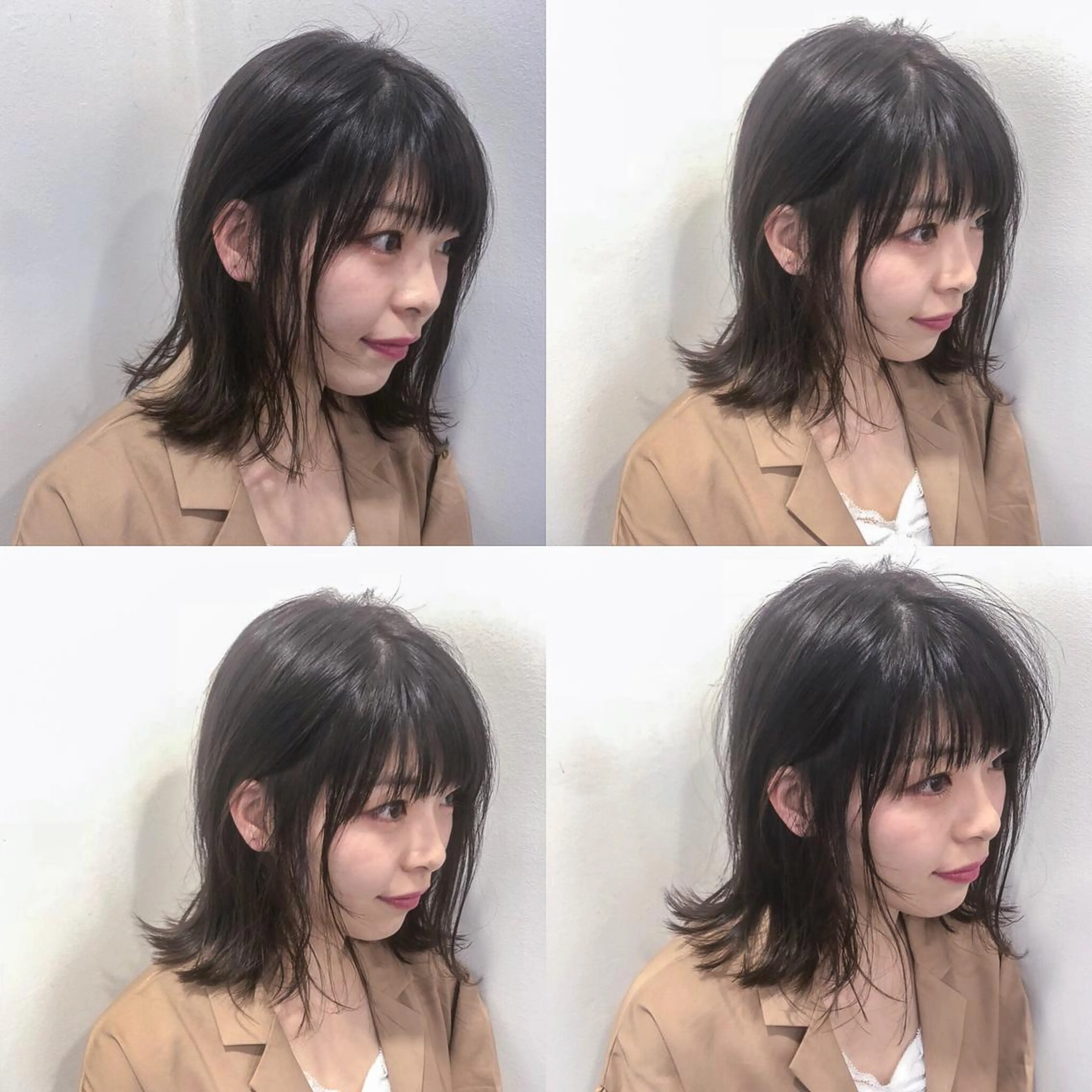 カラー バイオレットカラー nessヤマサキ リュウタのヘアスタイル