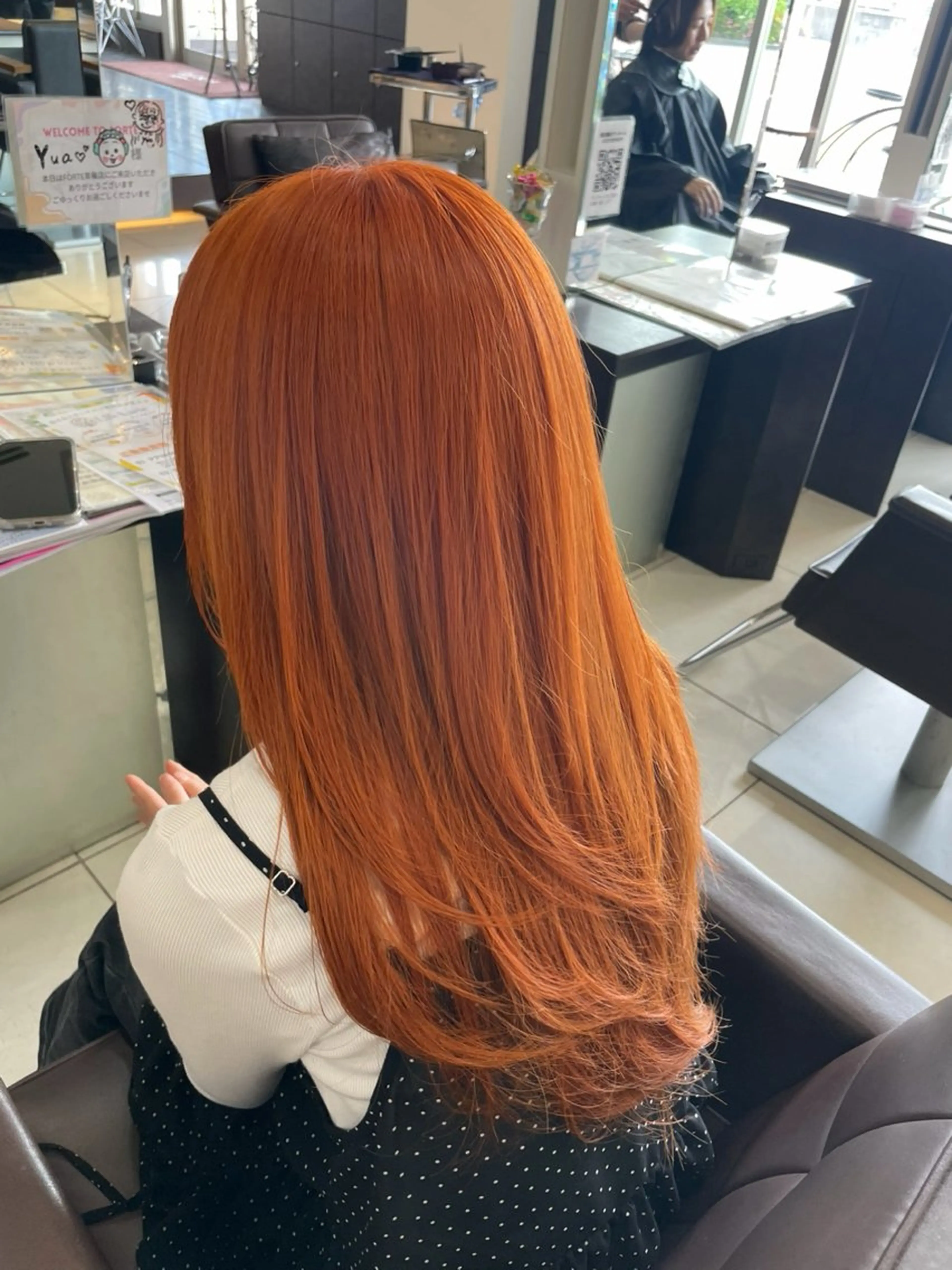 【1日1名様限定✨】透明感誕生🫧オレンジカラー🍊🧡夏に向けて髪色から明るくしませんか❓☀️の写真