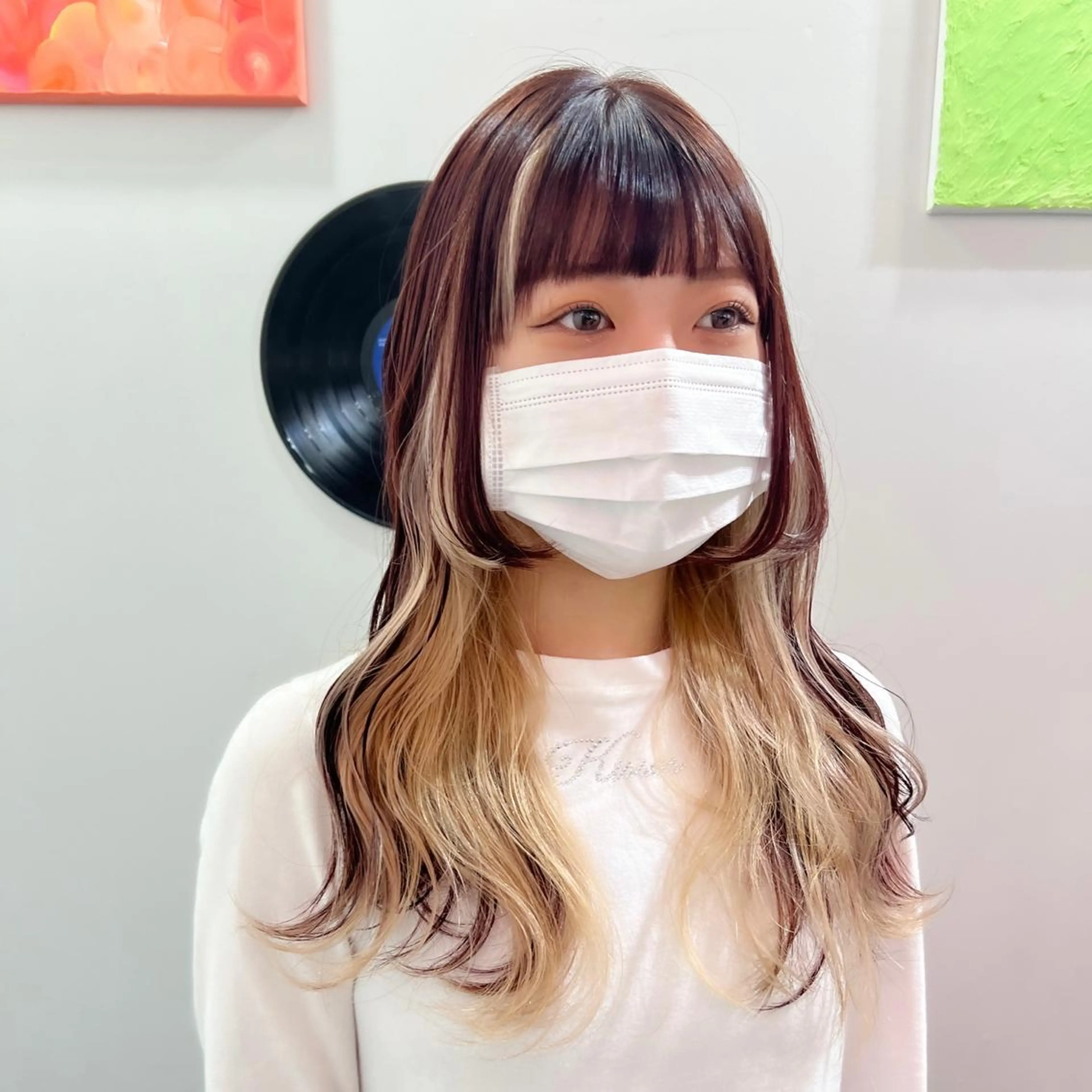 🪻メンテナンスカット+イヤリングカラーorインナーカラー(ブリーチ込み)+1stepトリートメント🪻の写真