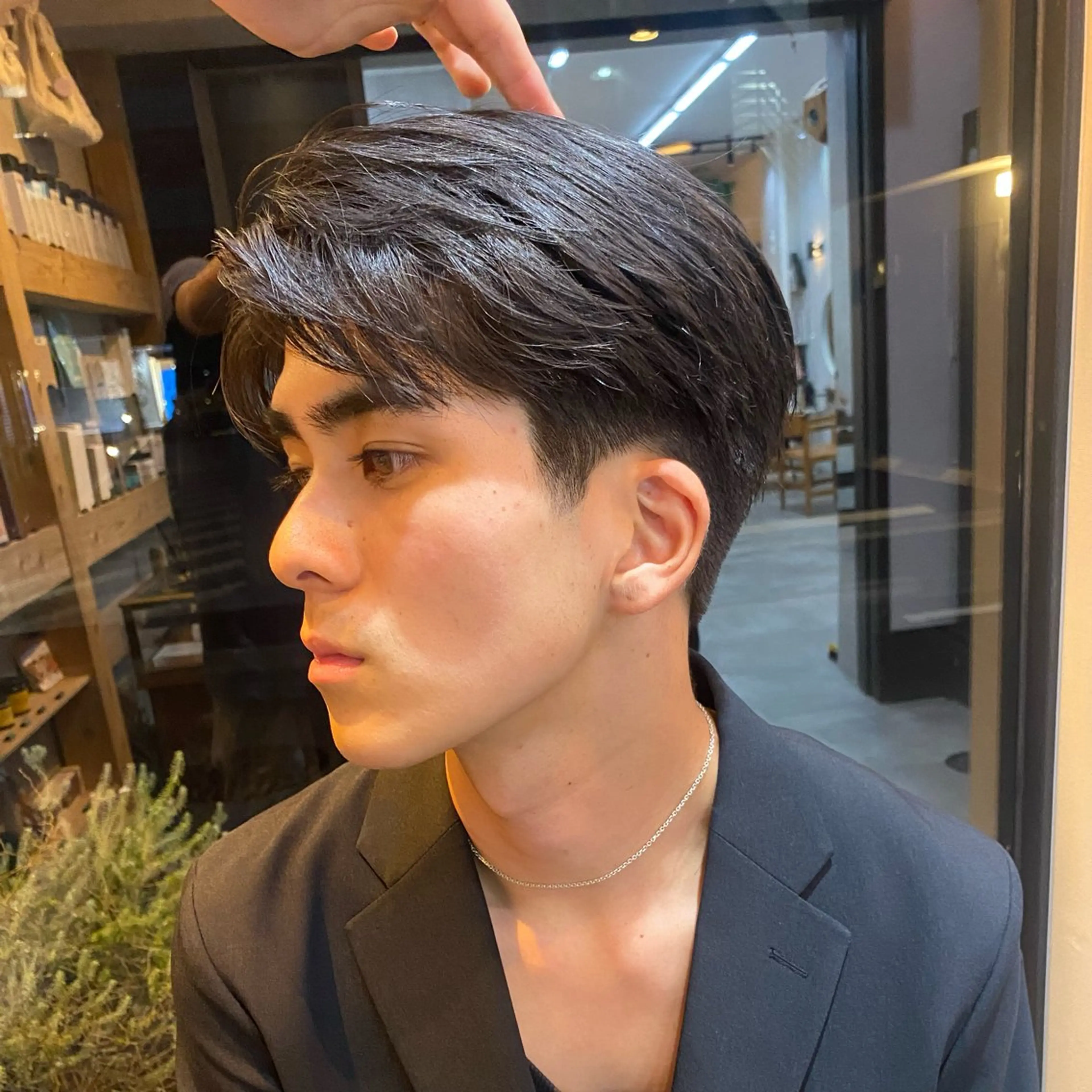 ショート メンズ ショートヘア ダウンパーマ 【sity.ザイク】のヘアスタイル