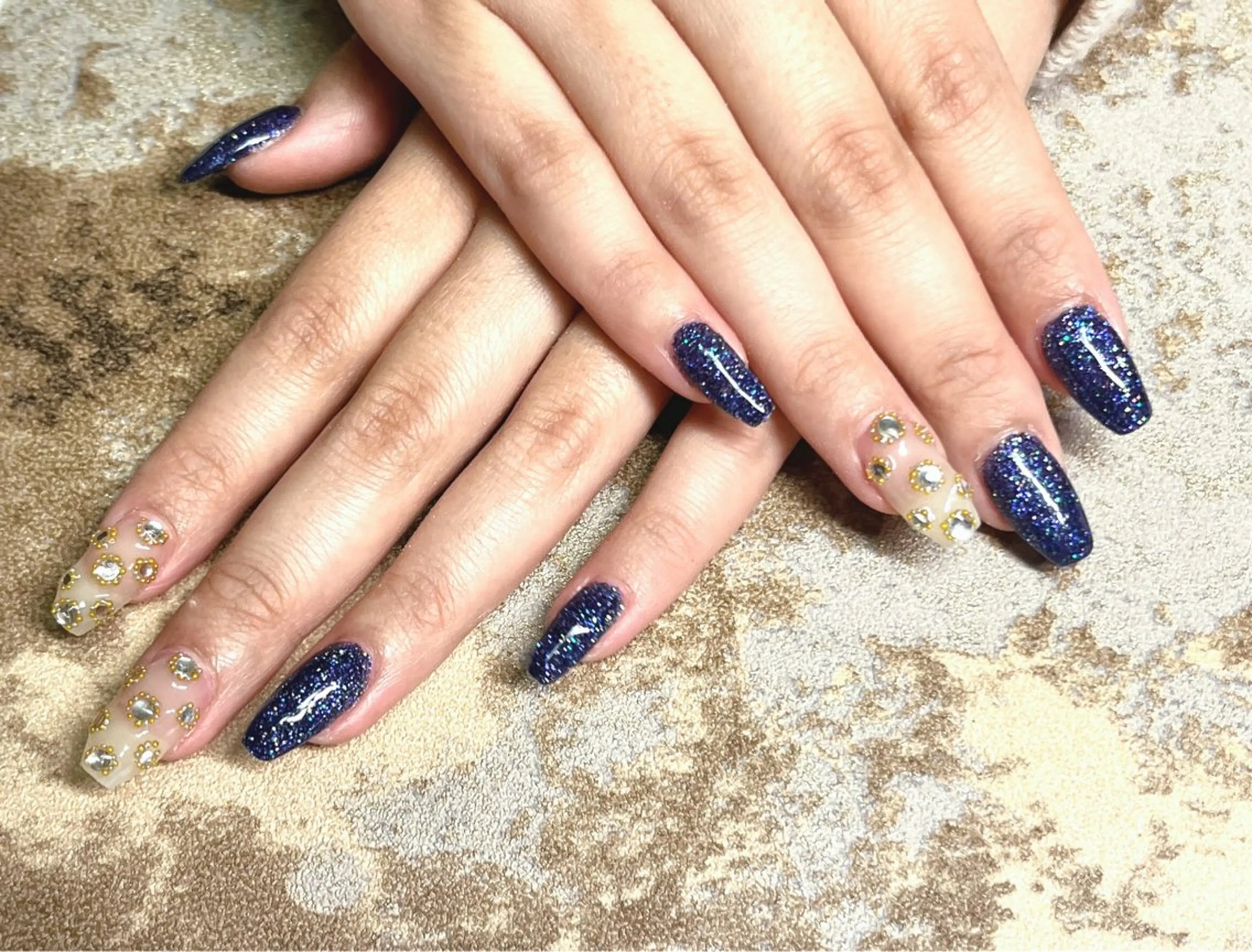 ネイル 長さ出し スカルプネイル plaisir プレジールネイルのネイルデザイン