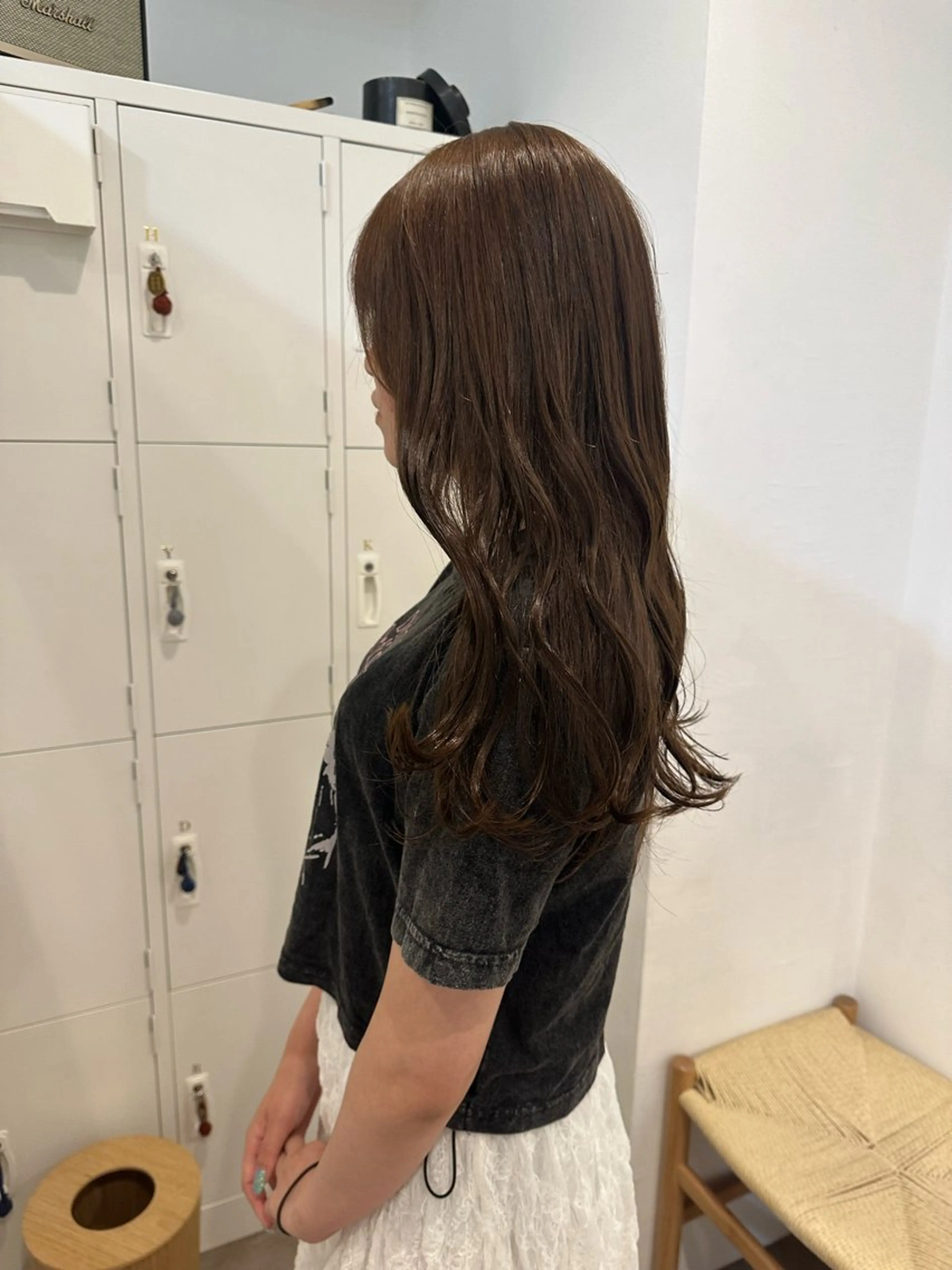 ロング カラー カット ヘアカラー 梅田/柔らかカラー/ オオハシ リナコのヘアスタイル