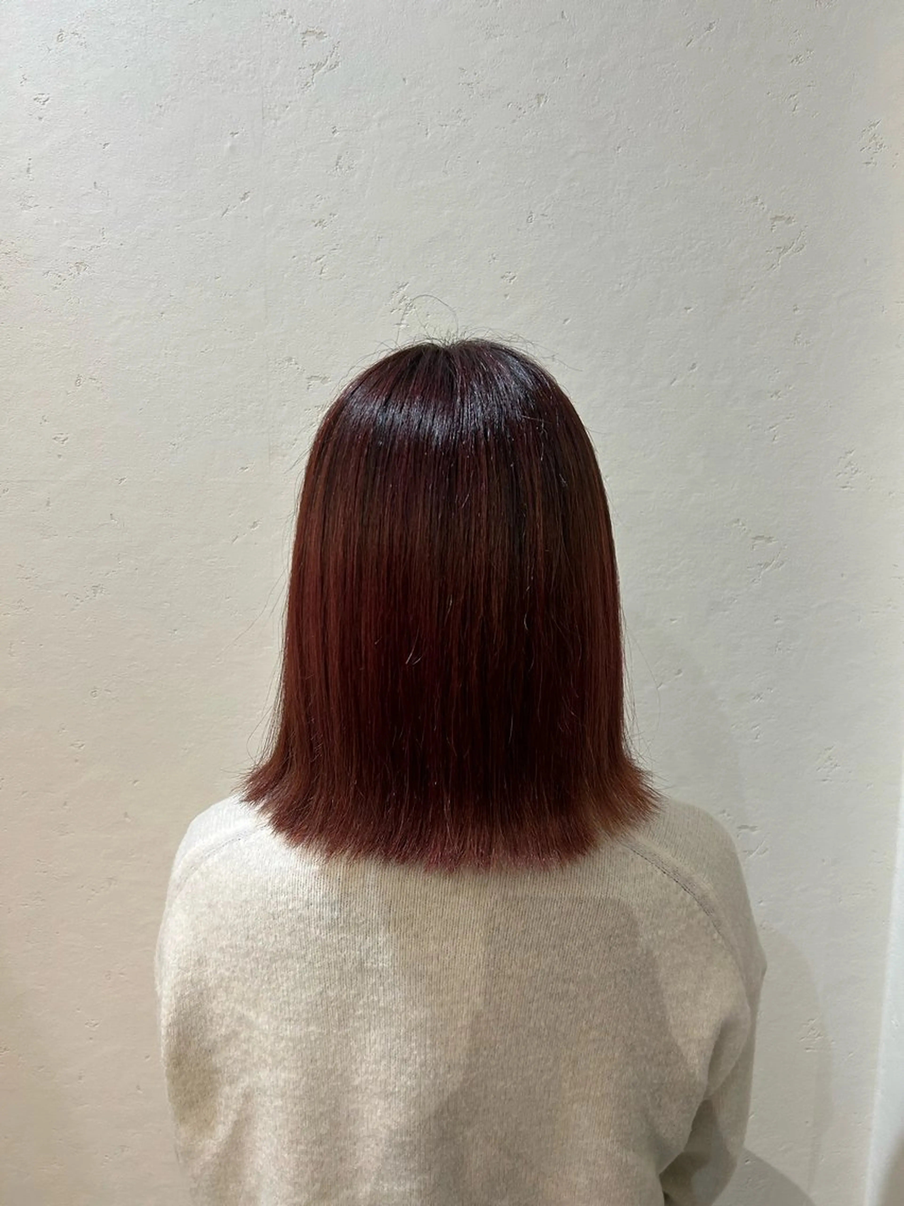 ミディアム カラー ヘアカラー 堀 日次のヘアスタイル